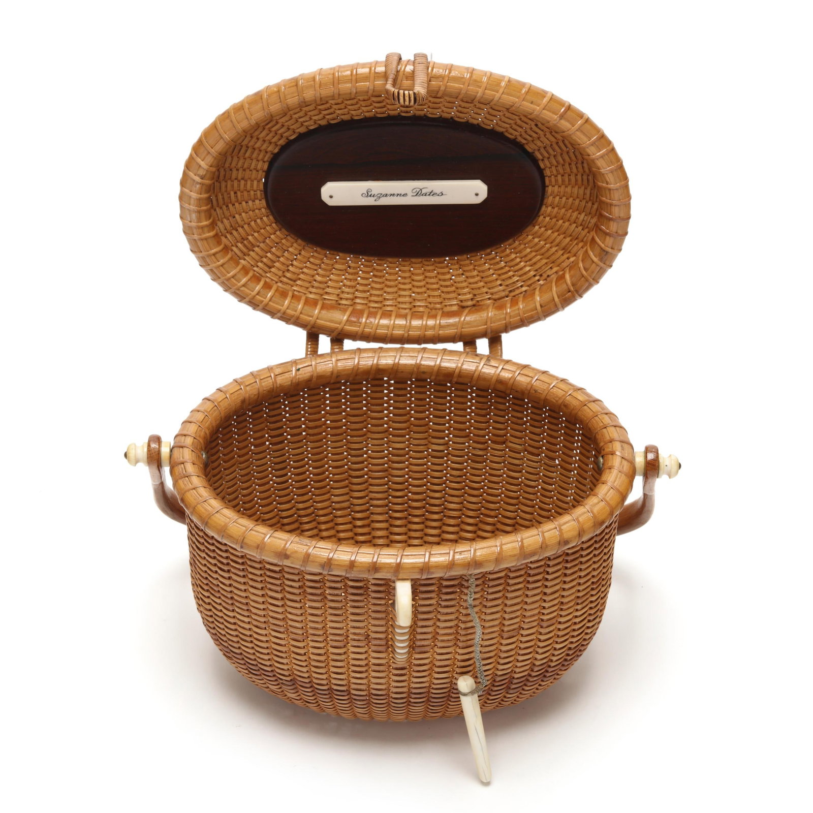 Stephen Gibbs (1896-1974), A Fine Nantucket Lightship Basket - 4