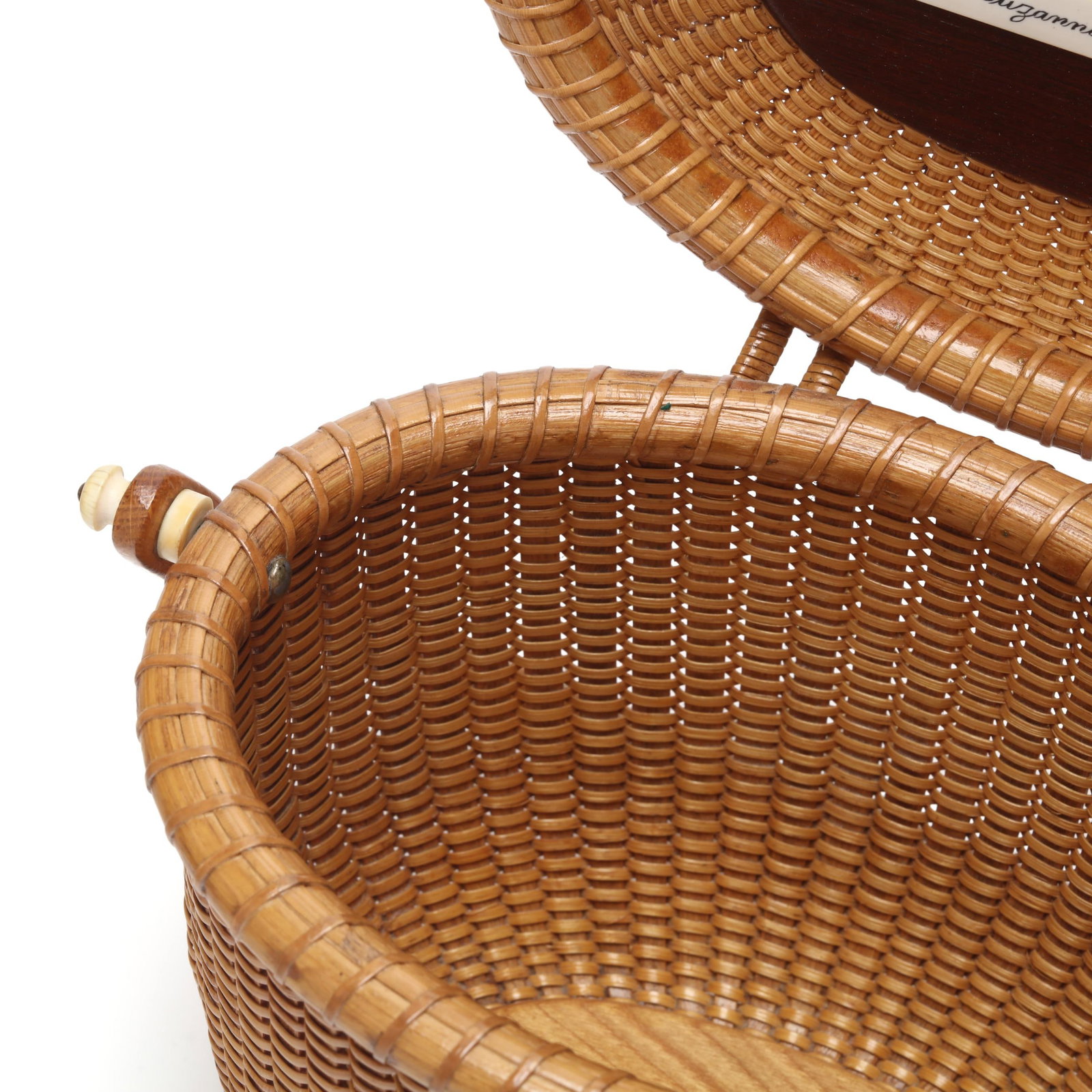 Stephen Gibbs (1896-1974), A Fine Nantucket Lightship Basket - 6