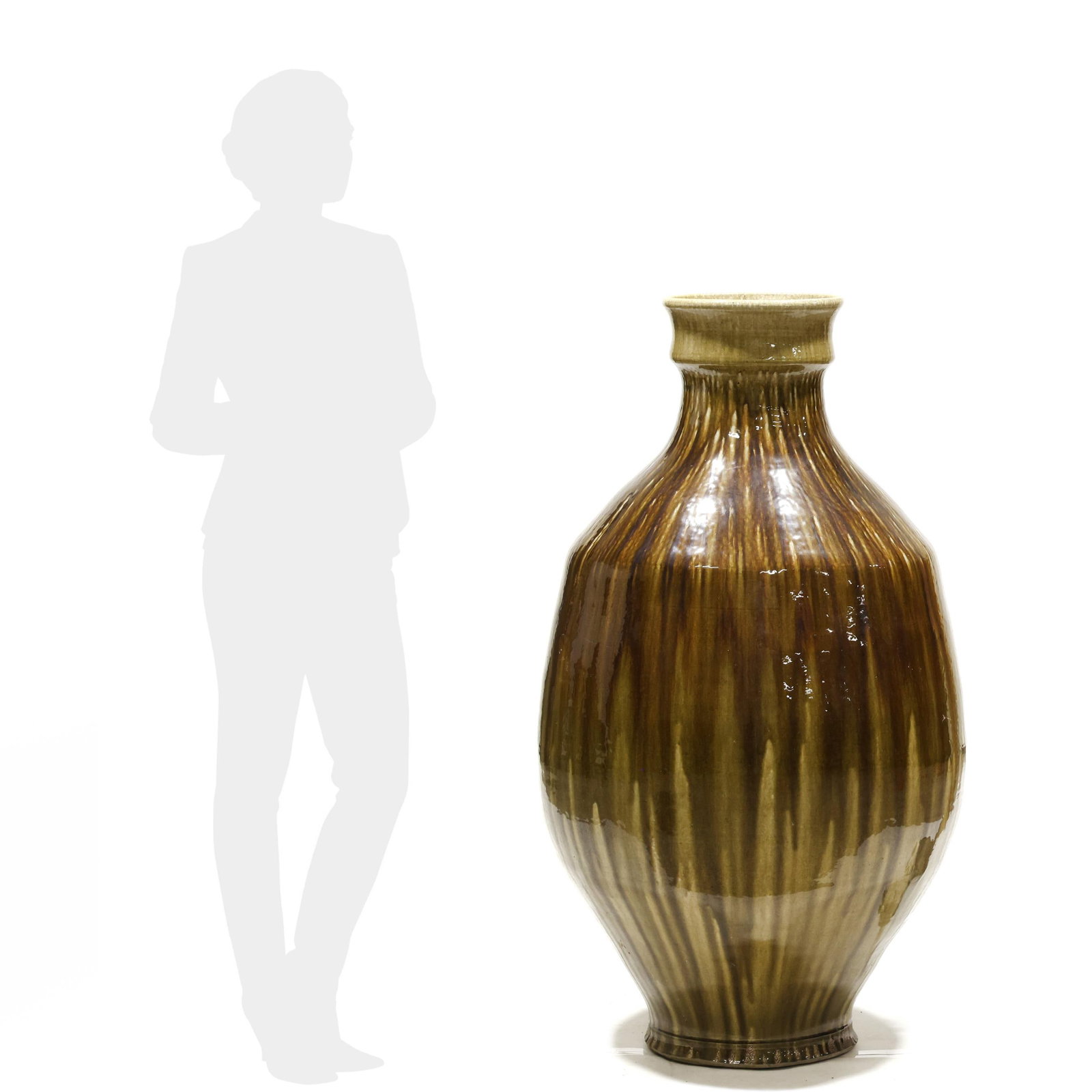 Joseph Sand (NC, b. 1982), Monumental Stoneware Floor Jar (1 of 6)