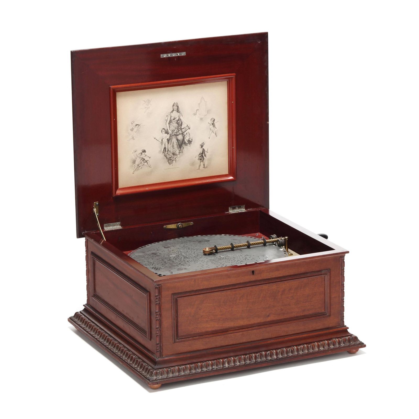 Regina Music Box Player for 15.5 in. Discs (1 of 11)