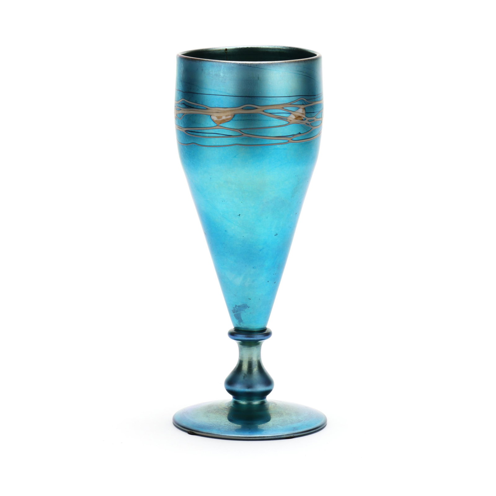 Steuben, Aurene Leaf and Vine Vase (1 of 6)
