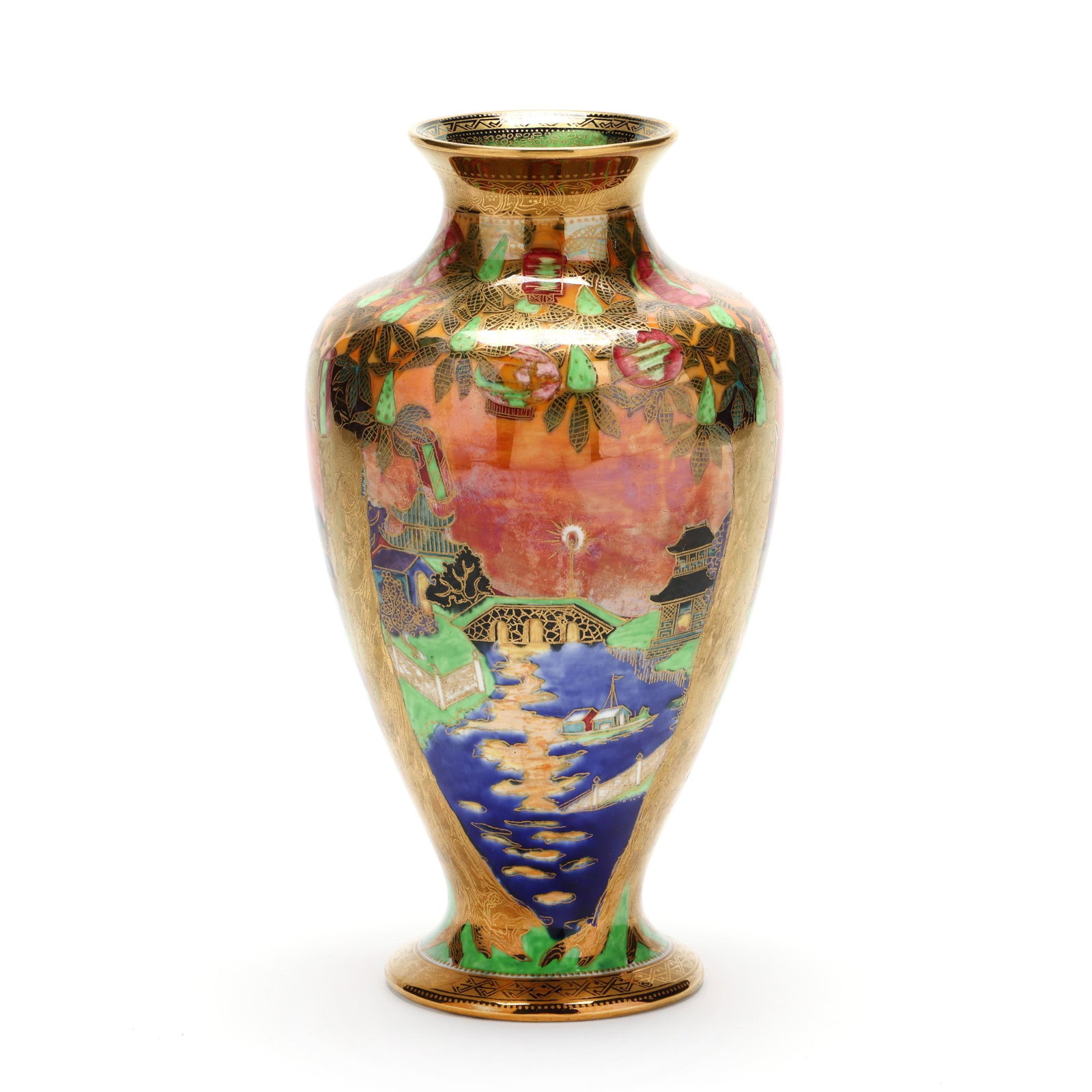 Daisy Makeig-Jones (English, 1881-1945) for Wedgwood, Fairyland Lustre Willow Vase (1 of 7)