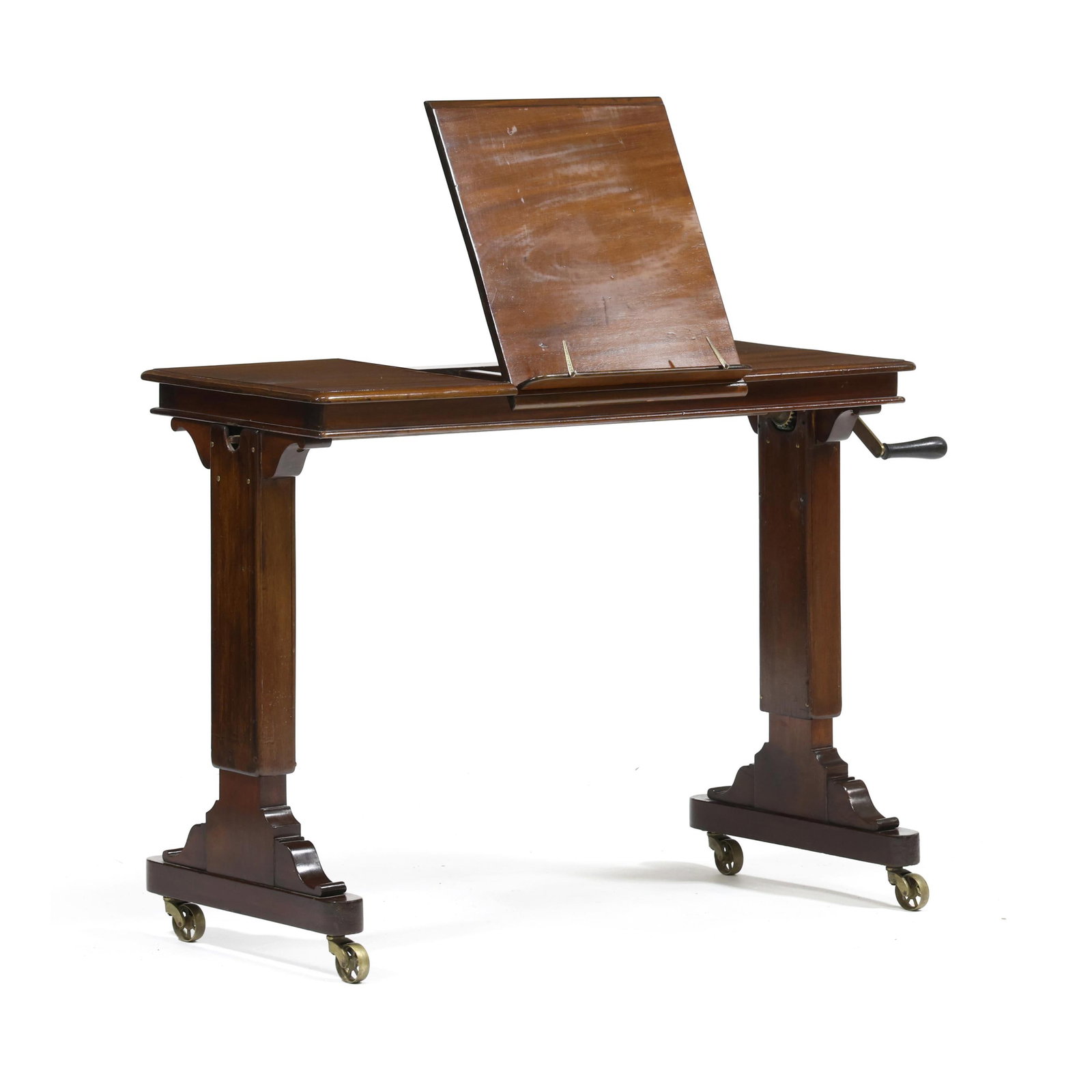 J. Ward, London, Adjustable Architect's Mahogany Table (1 of 13)