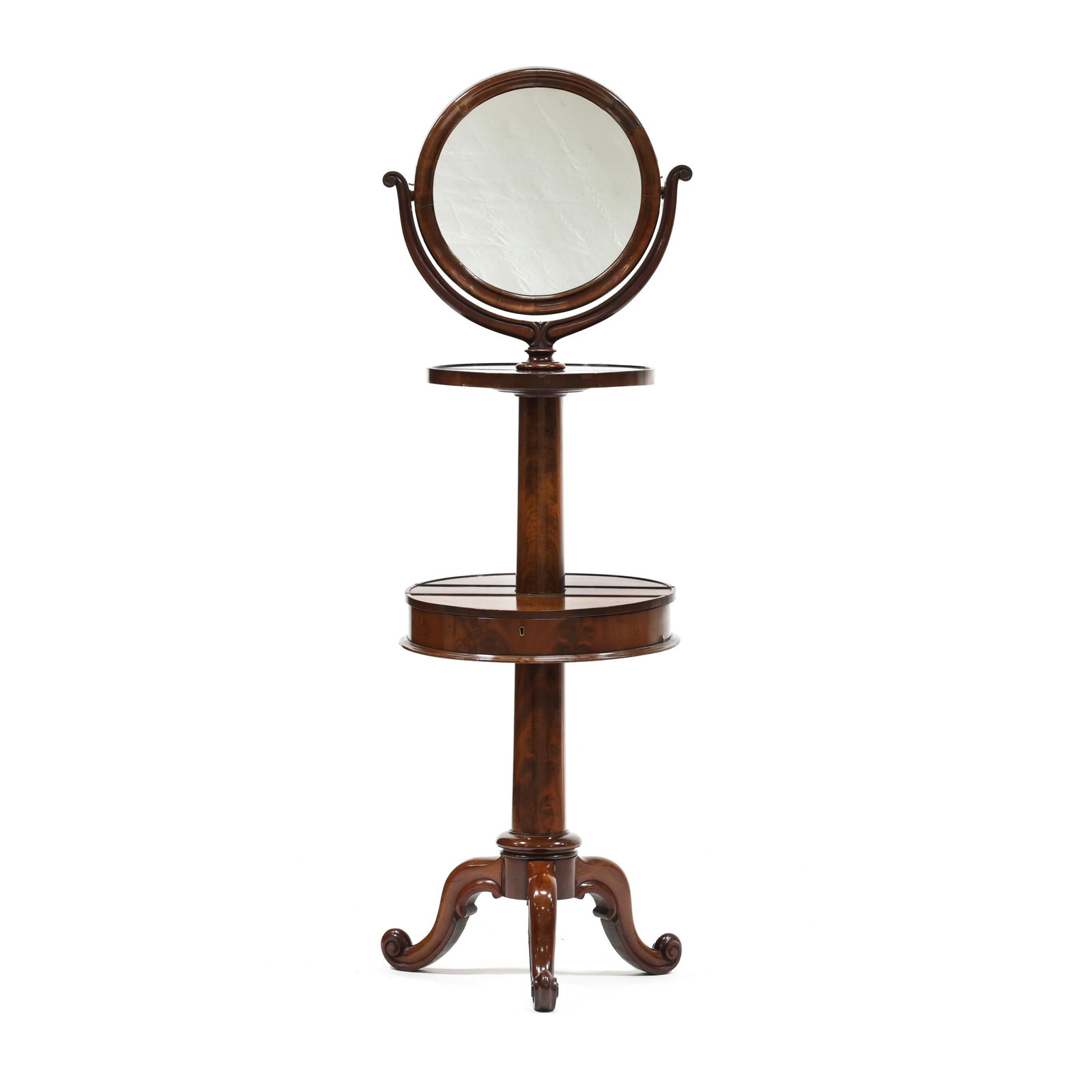 William IV Mahogany Tall Shaving Stand (1 of 11)