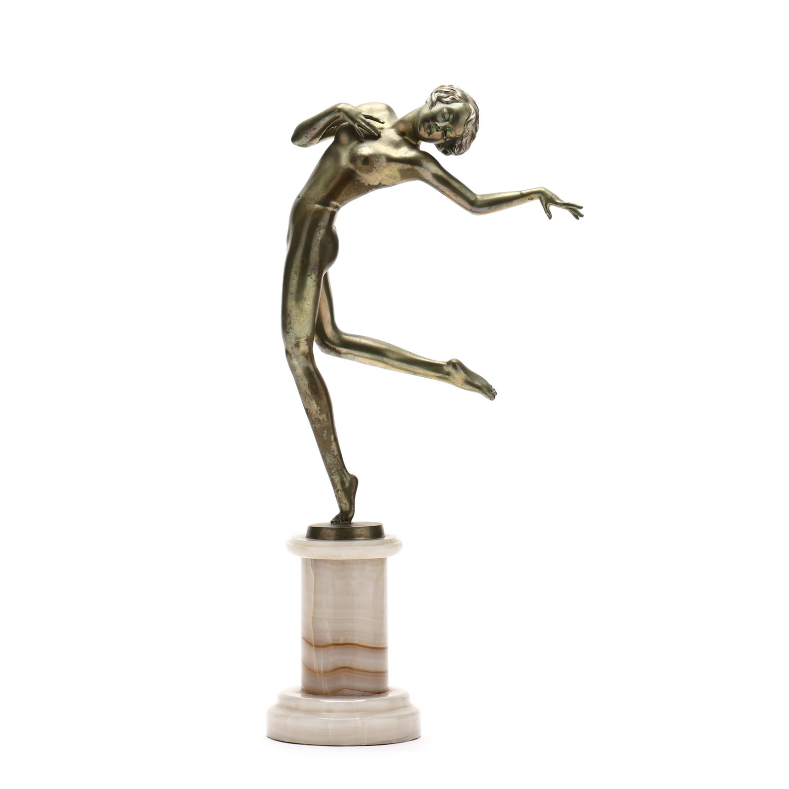 Josef Lorenzl (Austrian, 1892-1950), Gilt Bronze Dancer (1 of 11)