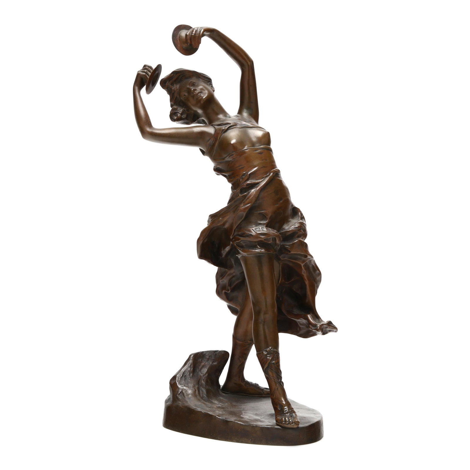 Paul-Francois Berthoud (French, 1870-1939), Dancer with Cymbals (1 of 7)