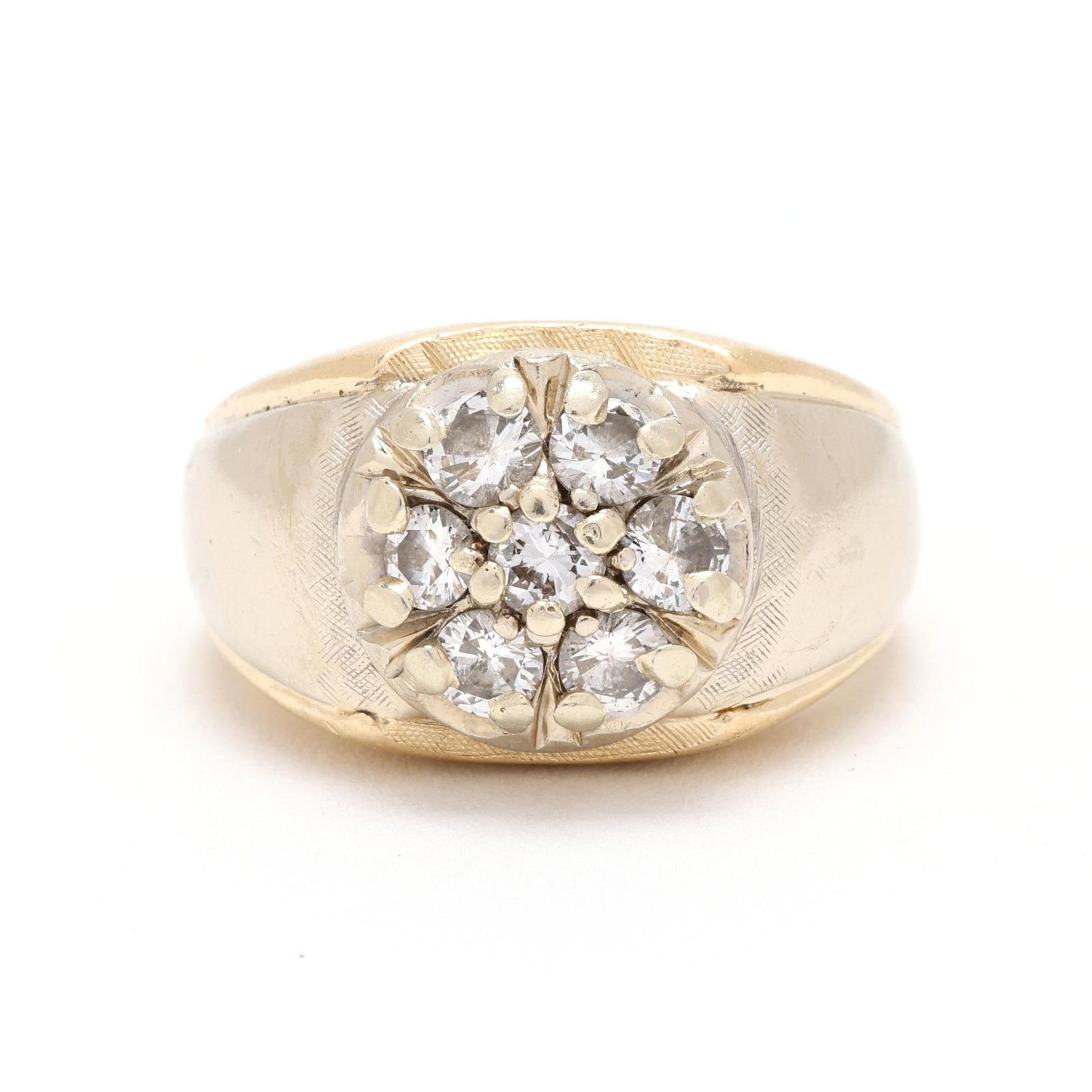 Bi-Color Gold and Diamond Ring (1 of 5)