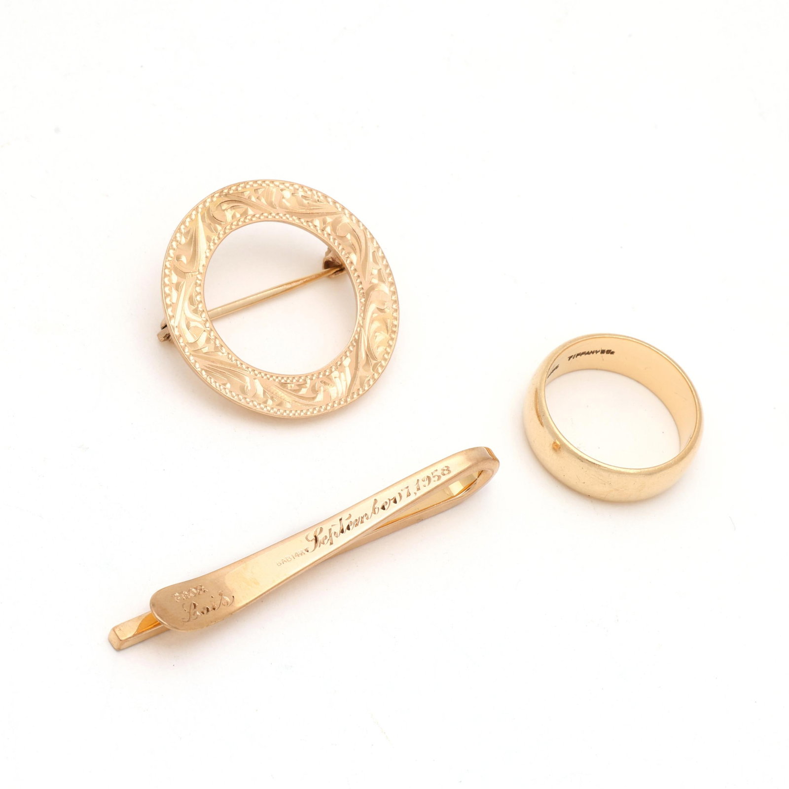 Three Gold Jewelry Items (1 of 10)