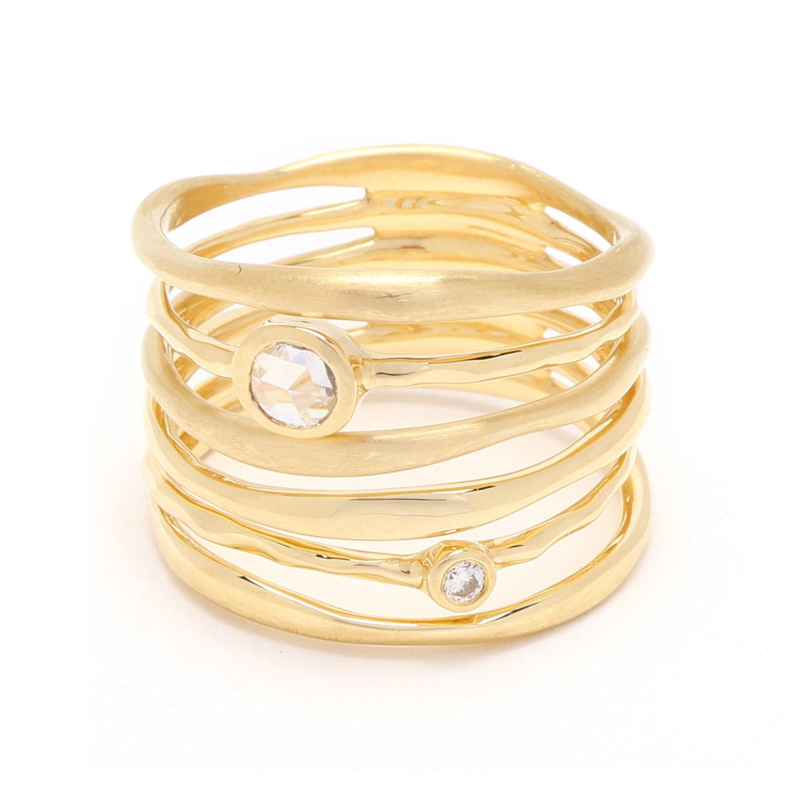 Gold and Diamond Movie Star Ring, Ippolita (1 of 6)