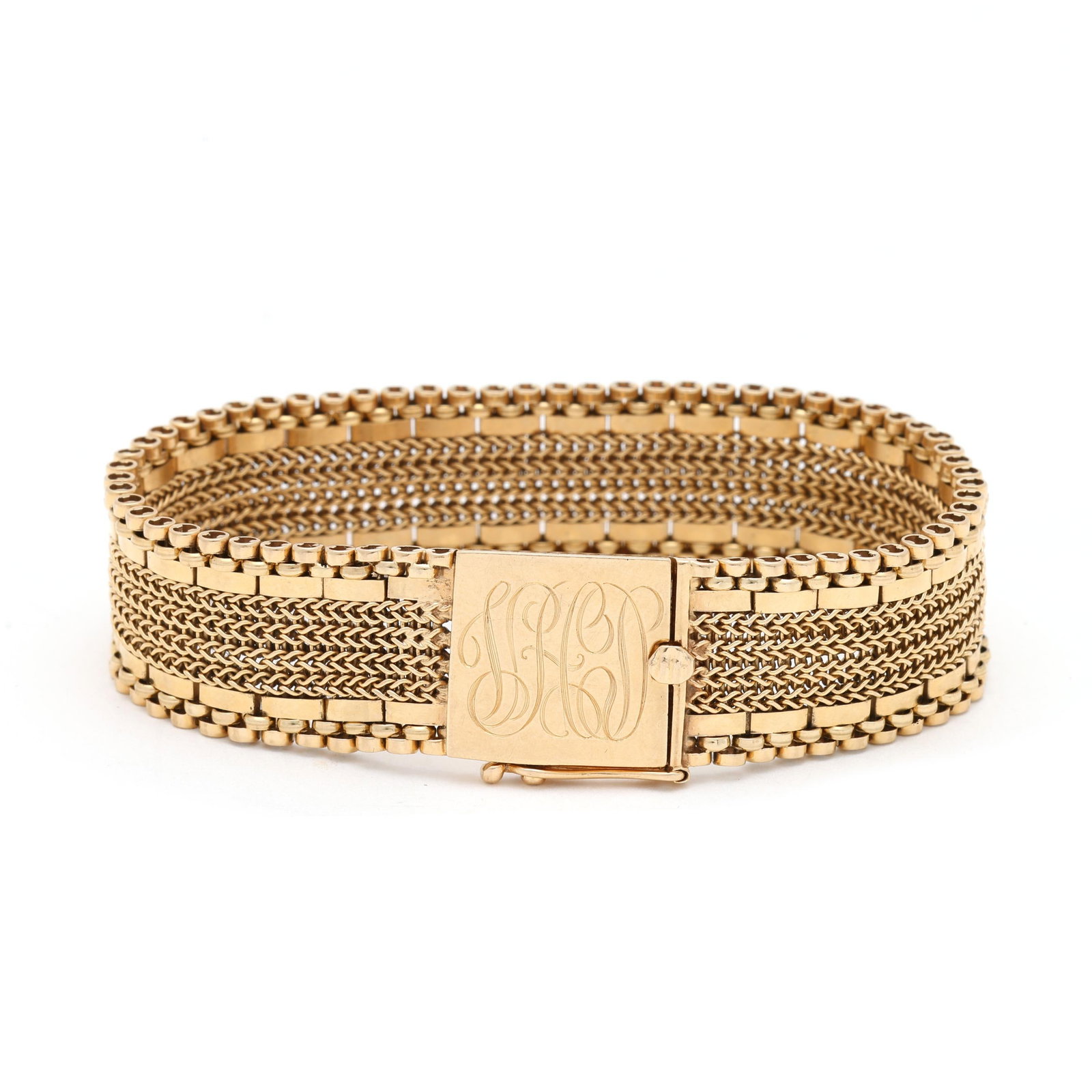 Vintage Gold Woven Bracelet, F & F Felger, Inc. (1 of 6)