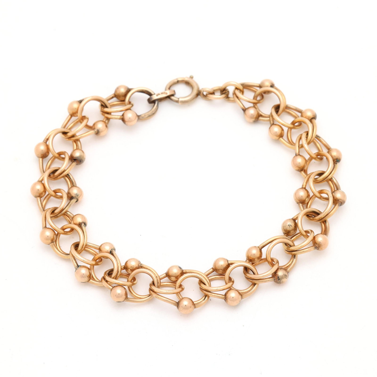 Vintage Gold-Filled Fancy Link Bracelet (1 of 4)