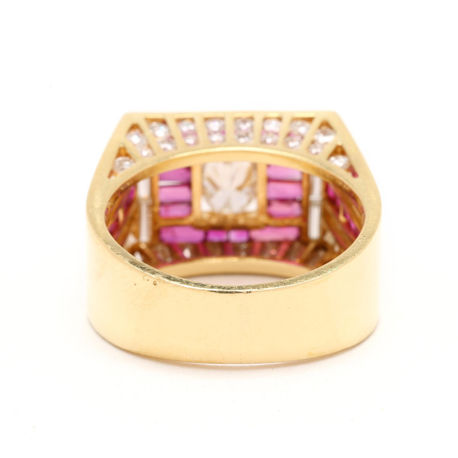 Gold, Ruby, and Diamond Ring - 3