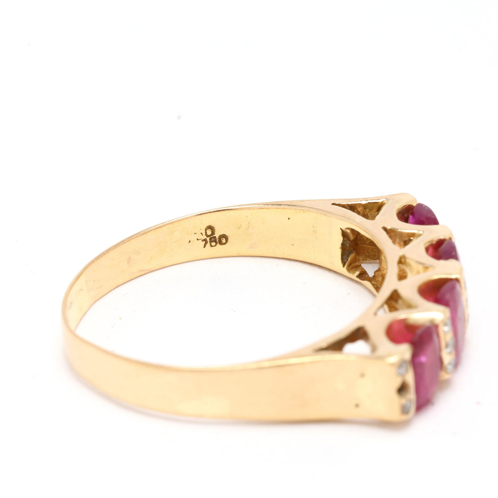 Gold, Ruby, and Diamond Ring - 5