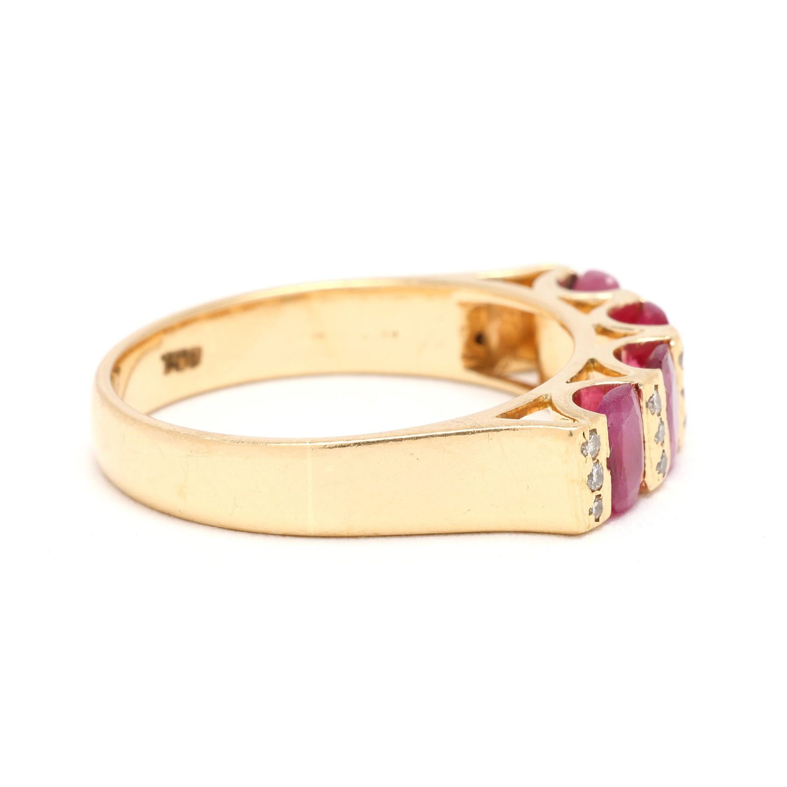 Gold, Ruby, and Diamond Ring - 2