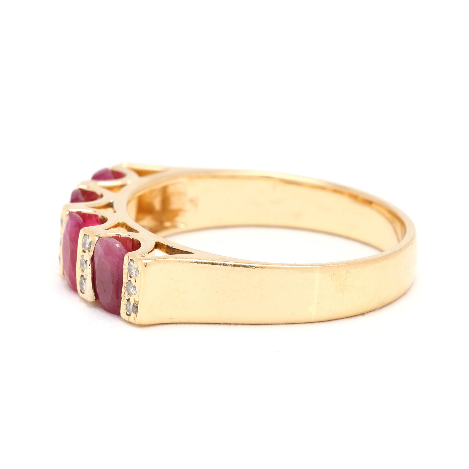Gold, Ruby, and Diamond Ring - 4