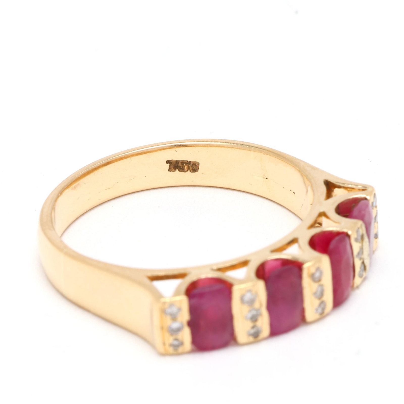 Gold, Ruby, and Diamond Ring - 5