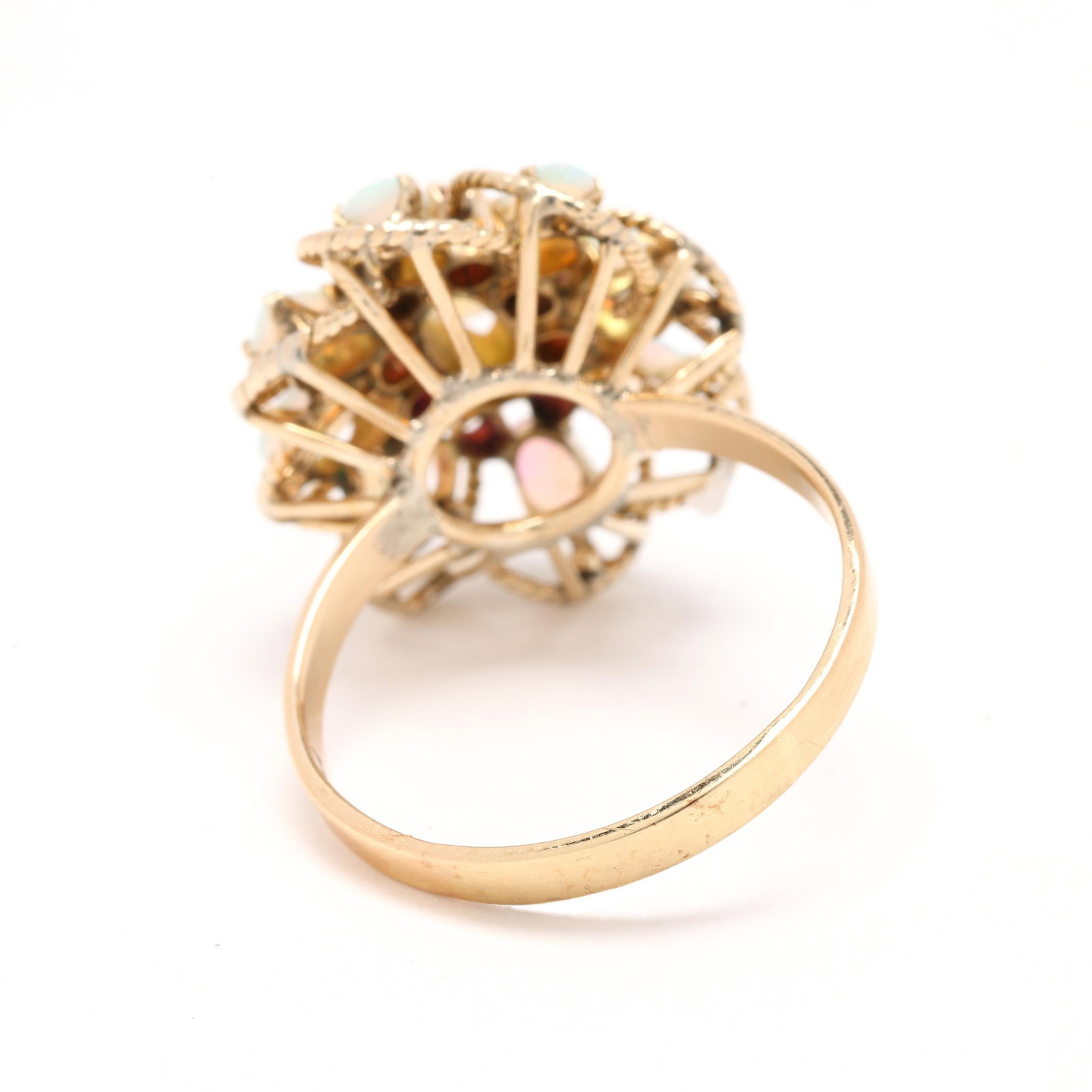 Gold, Opal, and Ruby Ring - 3