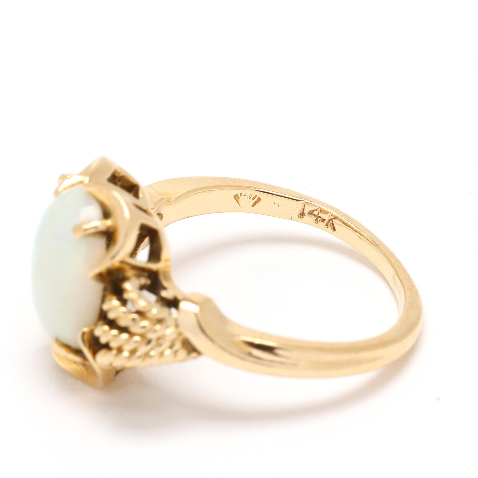 Gold and Opal Ring - 5