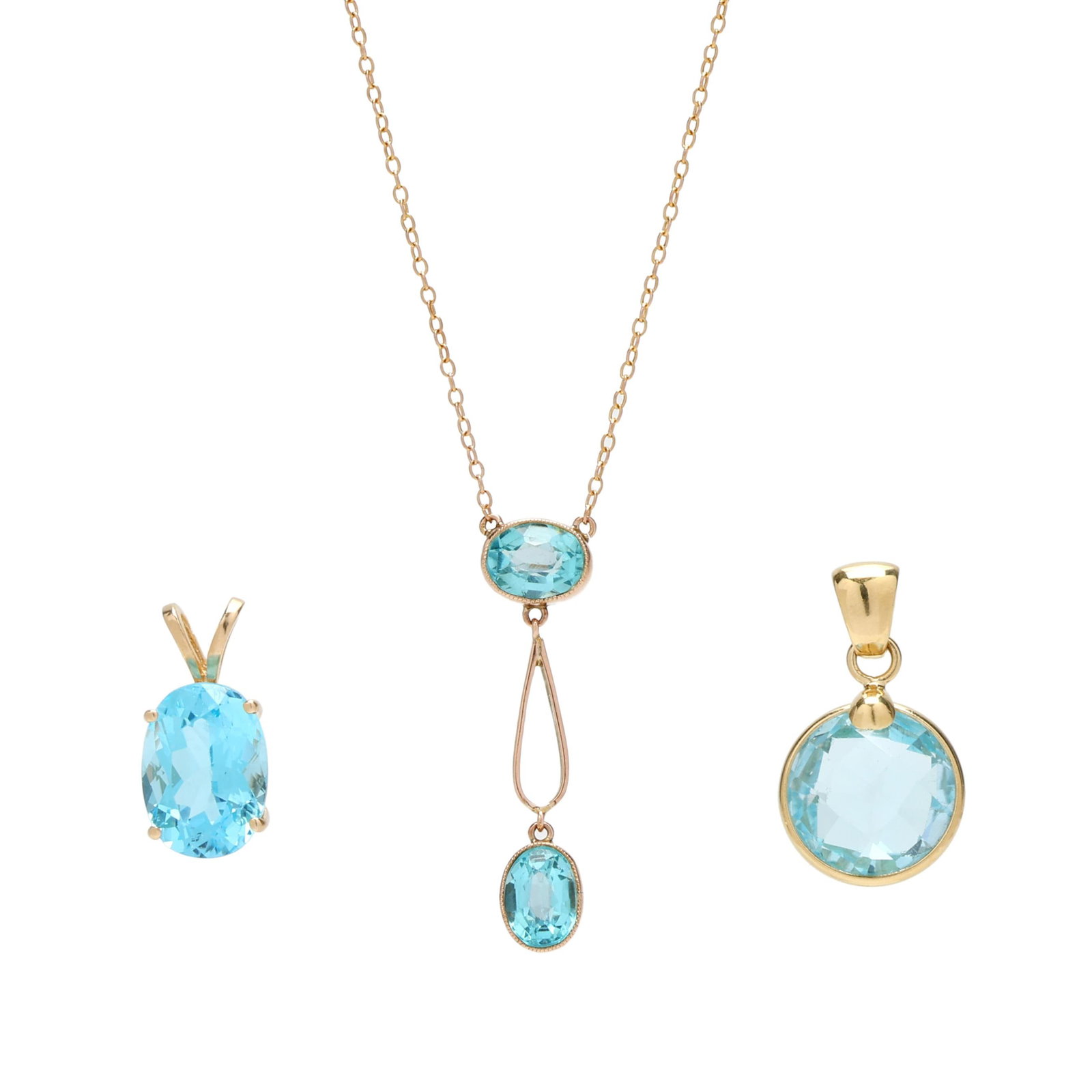 Group of Gold and Gem-Set Pendants (1 of 7)