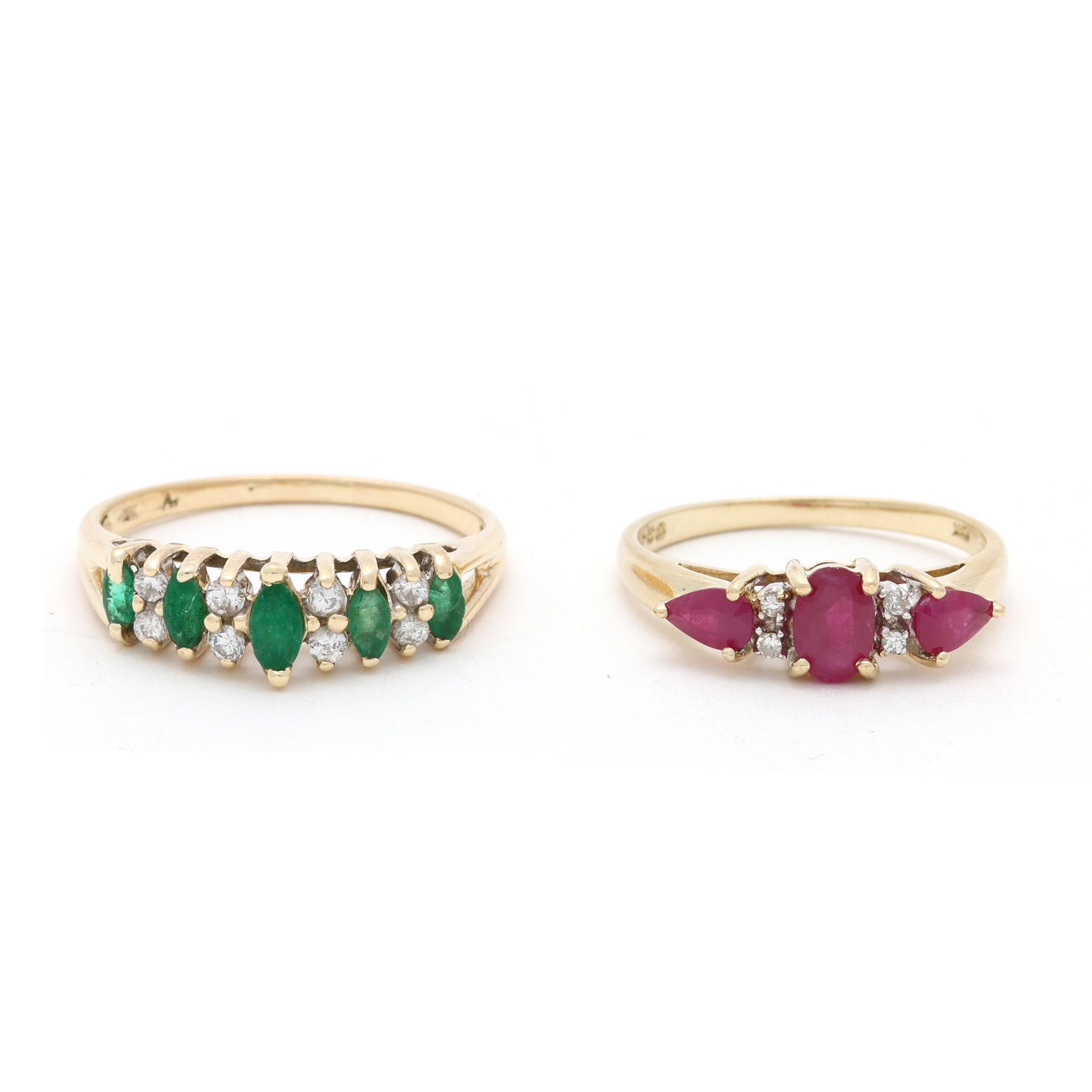 Two Gold and Gem-Set Rings (1 of 6)