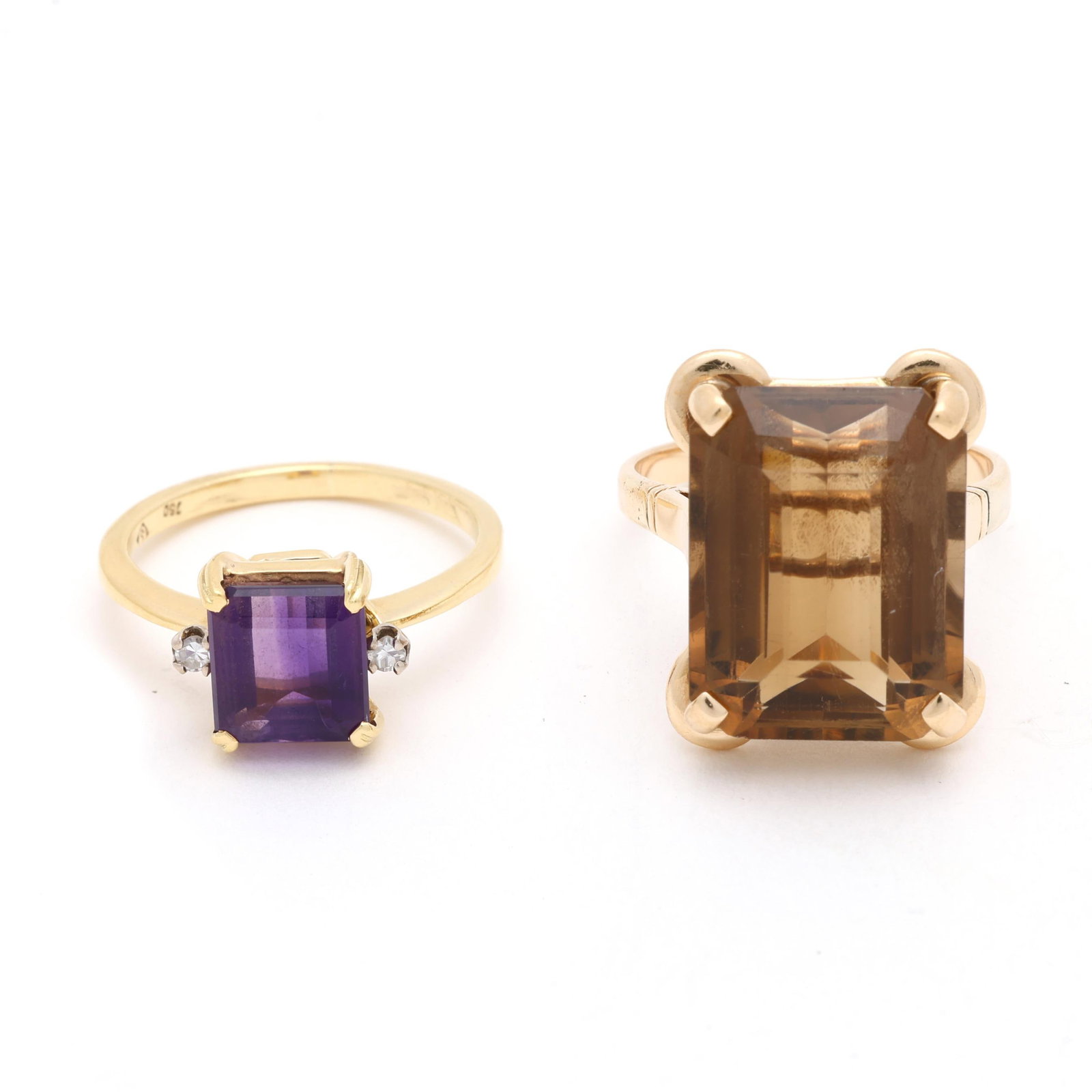 Two Gold and Gem-Set Rings (1 of 5)