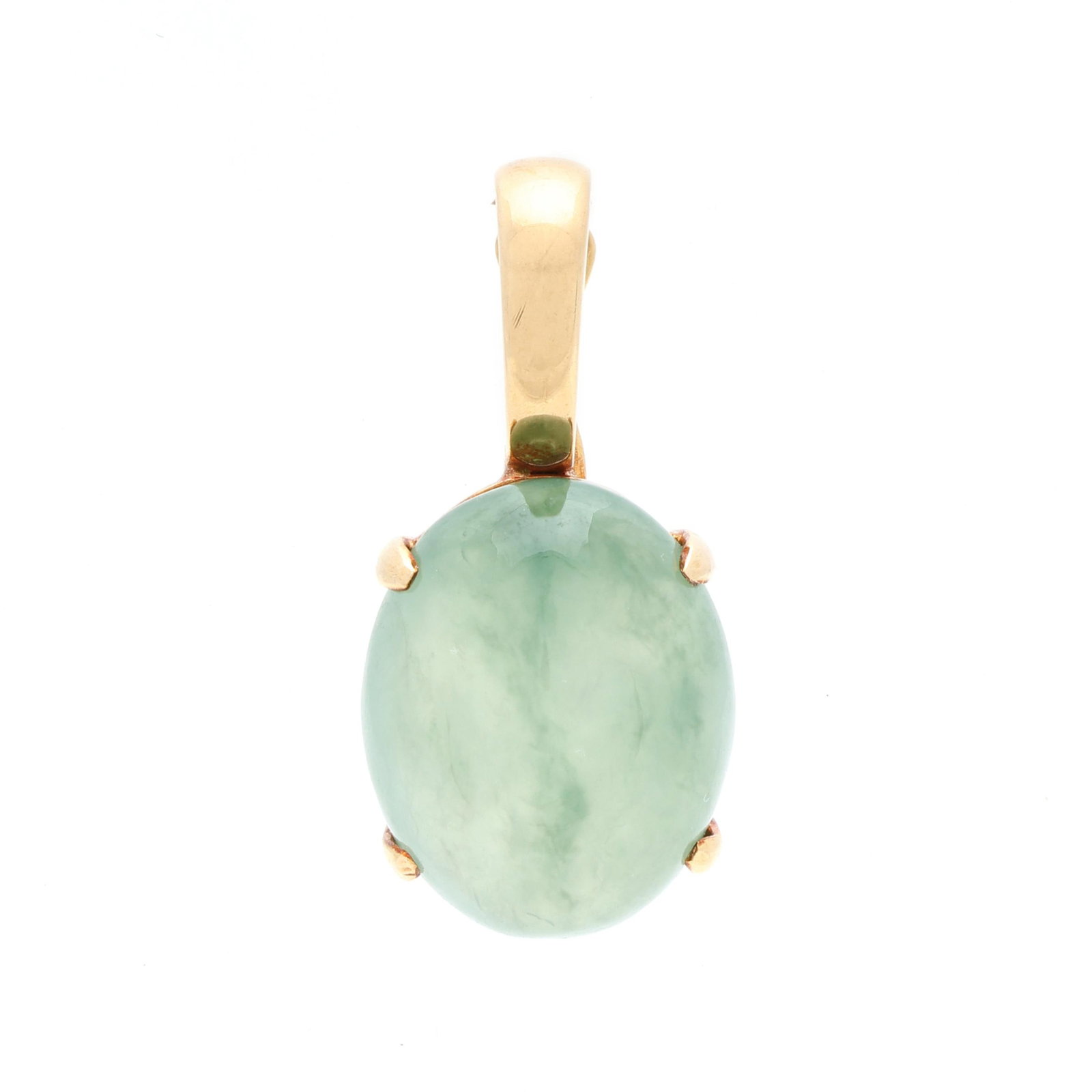 Gold and Jadeite Jade Pendant (1 of 4)