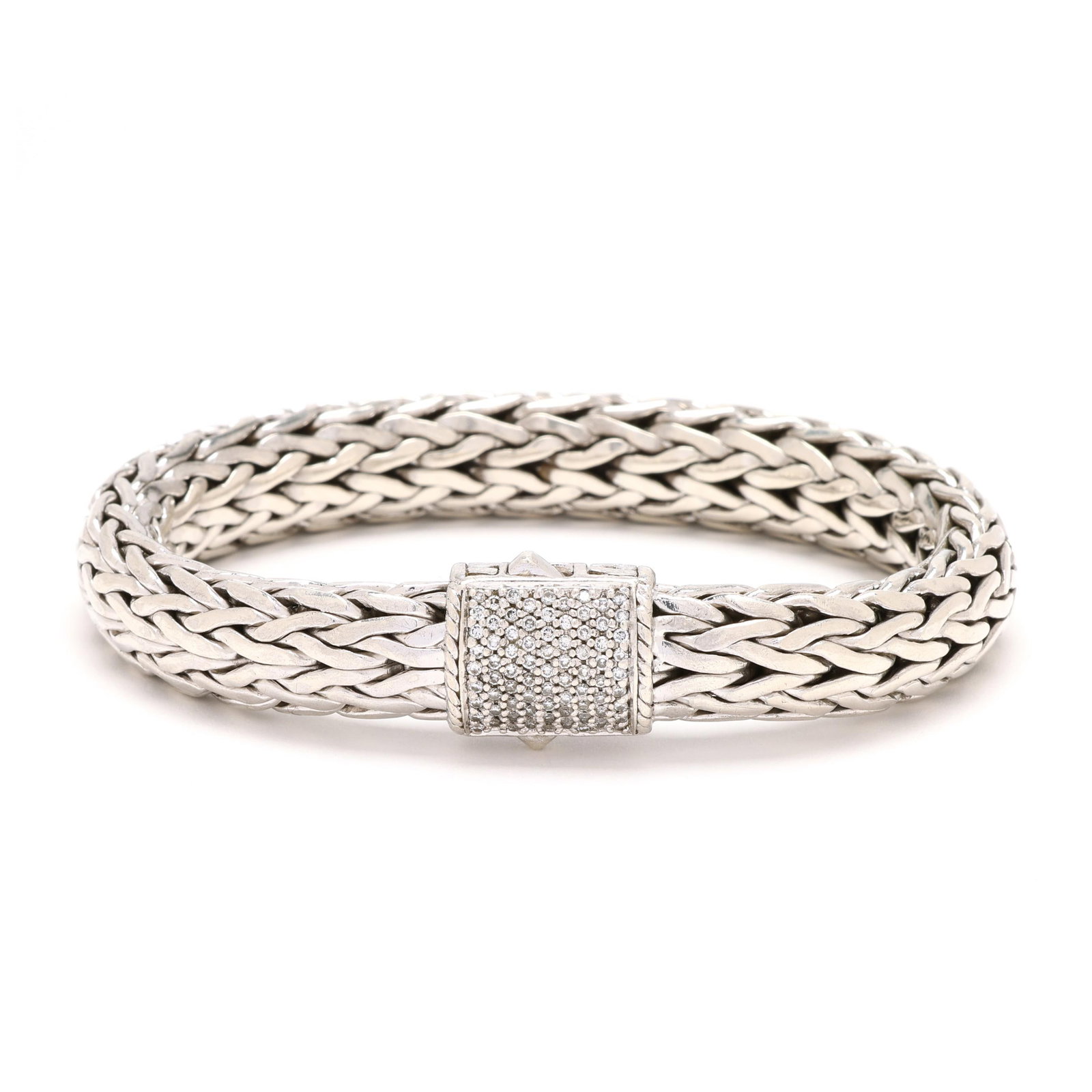 Silver and Diamond Bracelet, John Hardy (1 of 5)