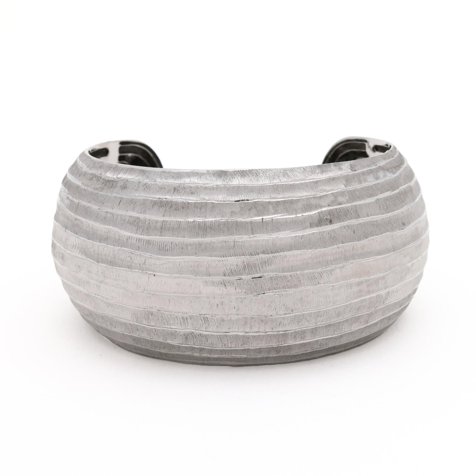 Textured Silver Cuff Bracelet, The Fifth Season by Roberto Coin (1 of 5)