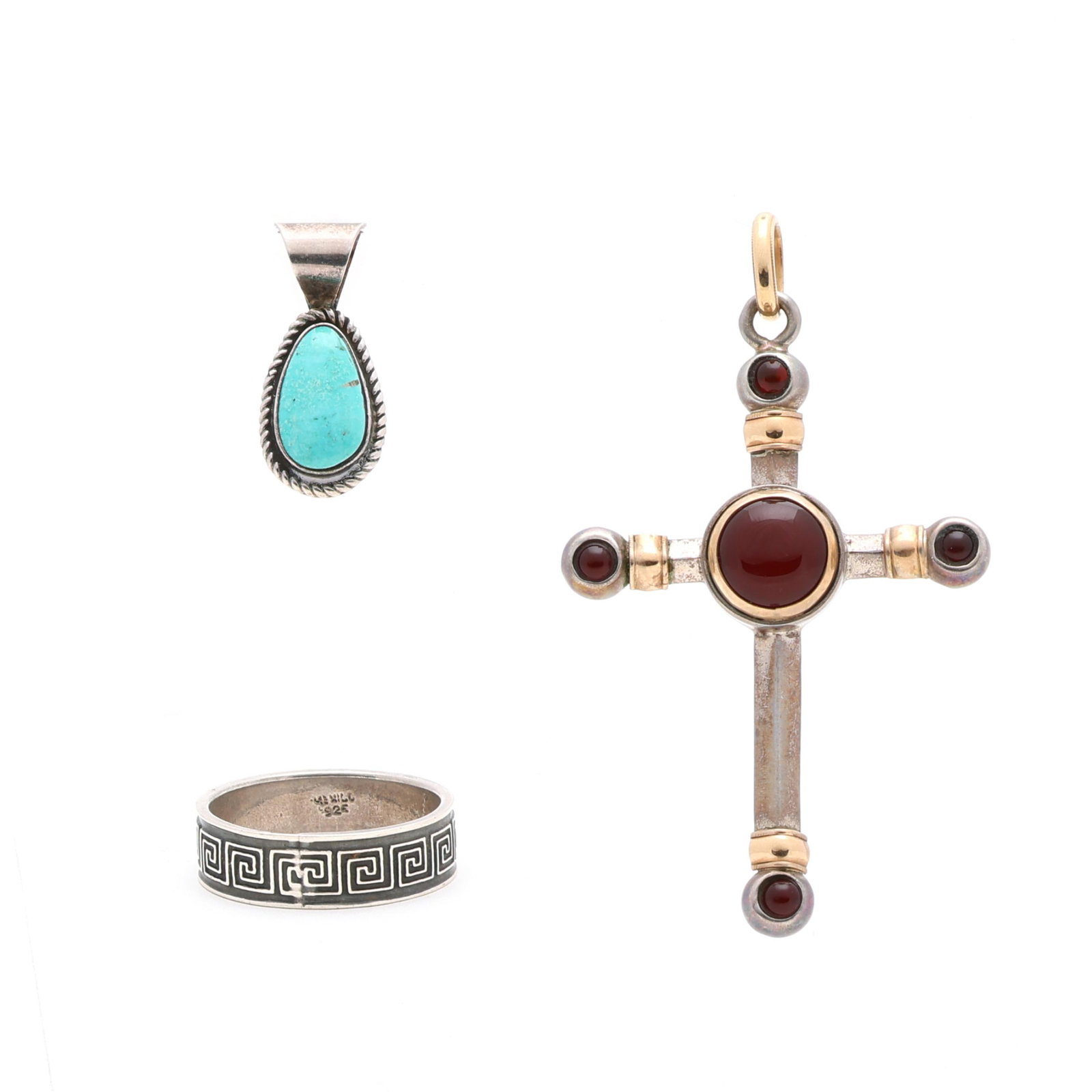 Group of Silver and Gem-Set Jewelry (1 of 9)