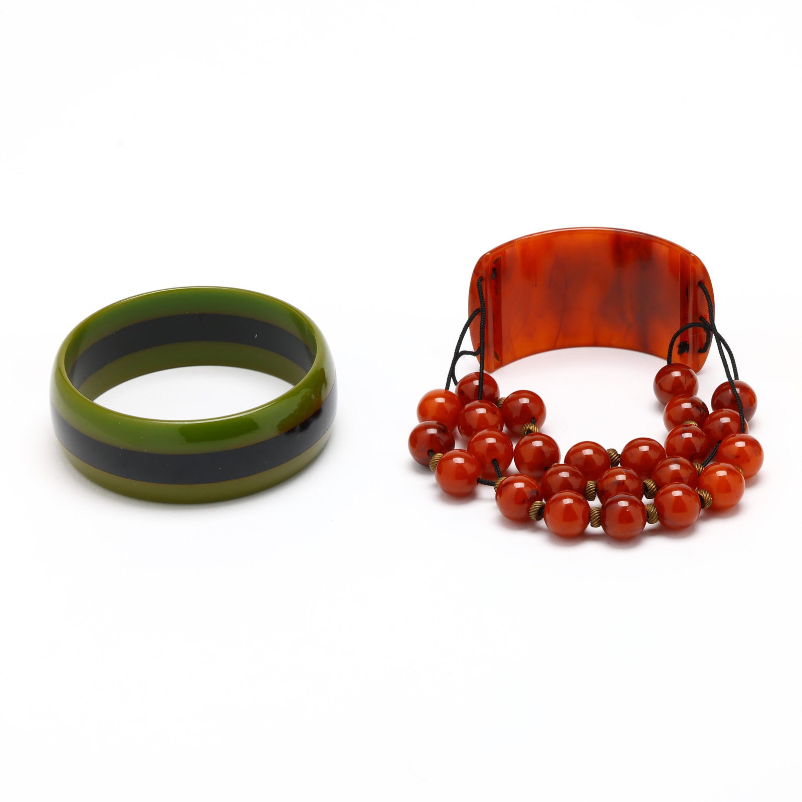 Five Bakelite Bracelets - 2