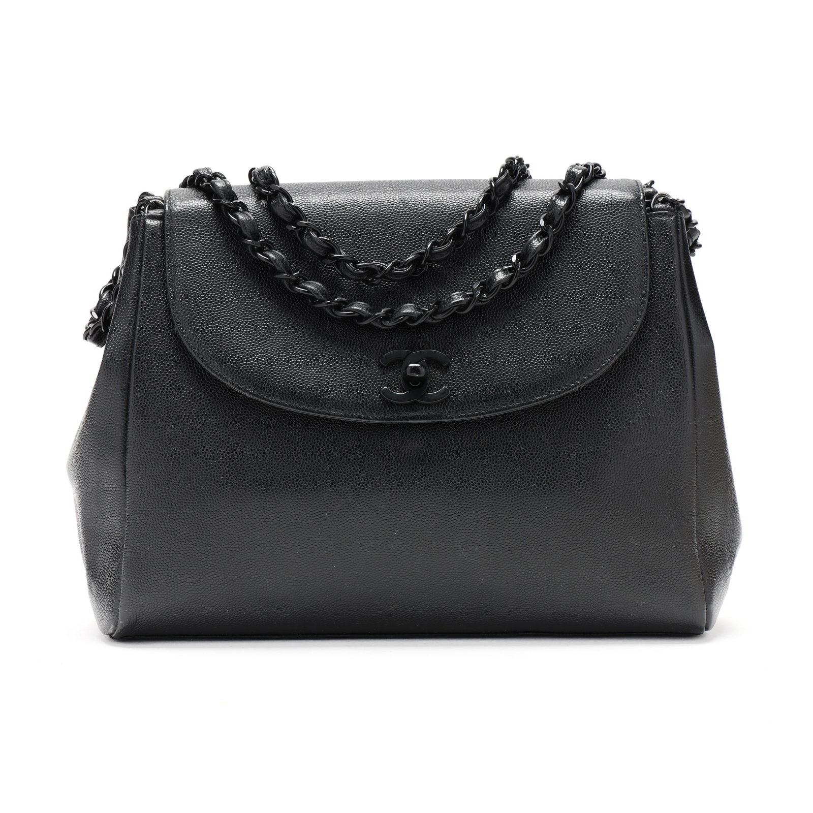 Leather So Black Flap Bag, Chanel (1 of 20)