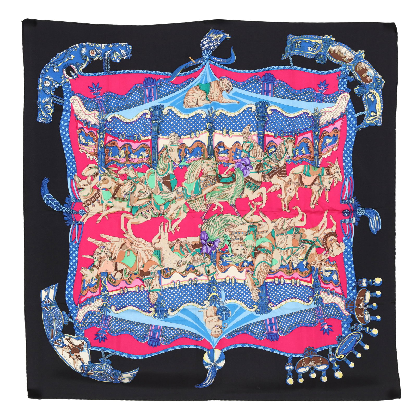 Silk Tournez Manège Scarf, Hermès (1 of 6)