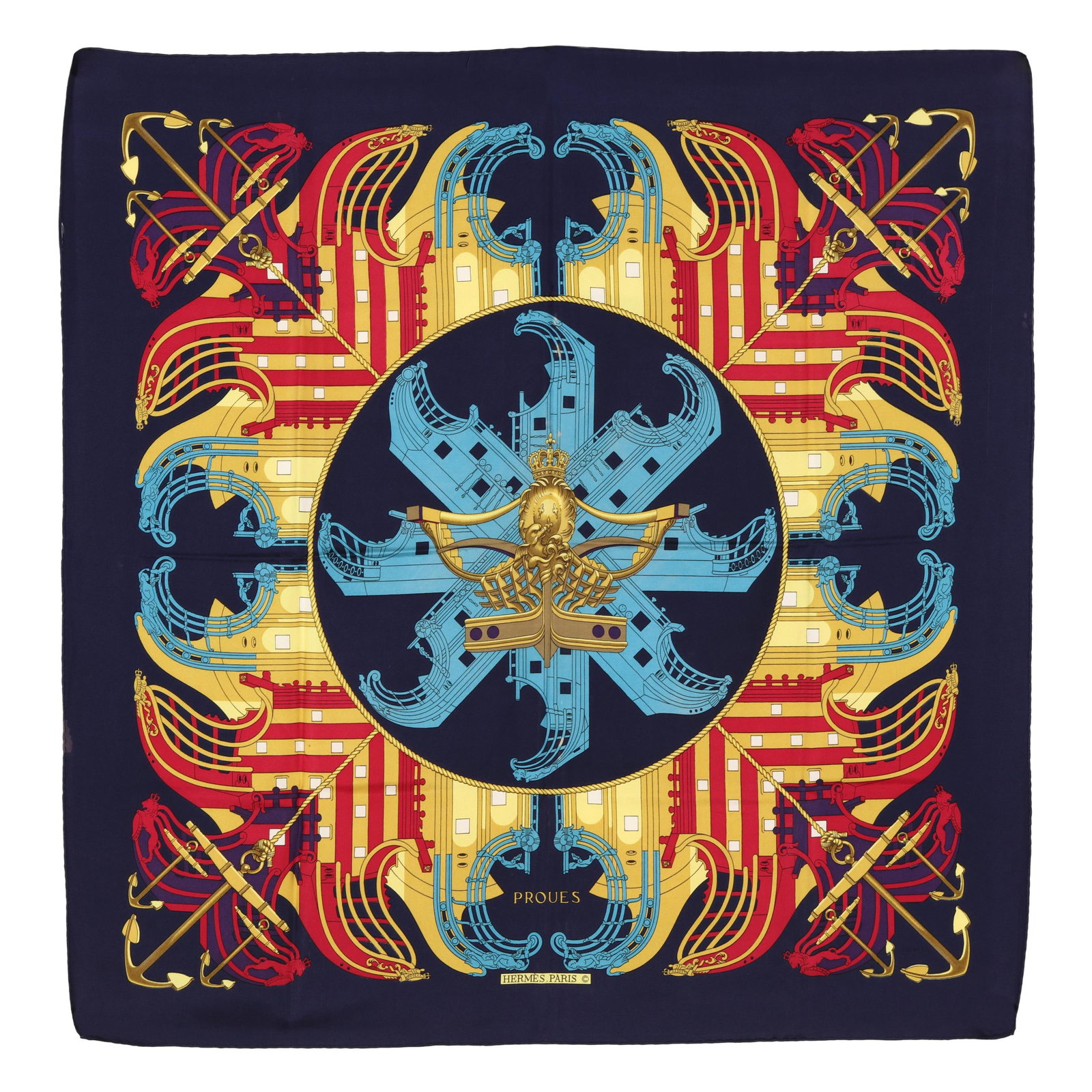 Silk Proues Scarf, Hermès (1 of 6)