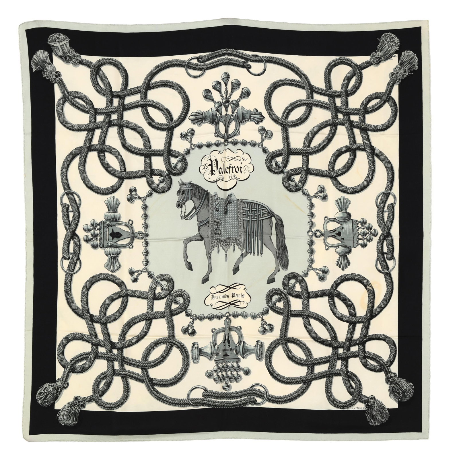 Silk Palefroi Scarf, Hermès (1 of 7)
