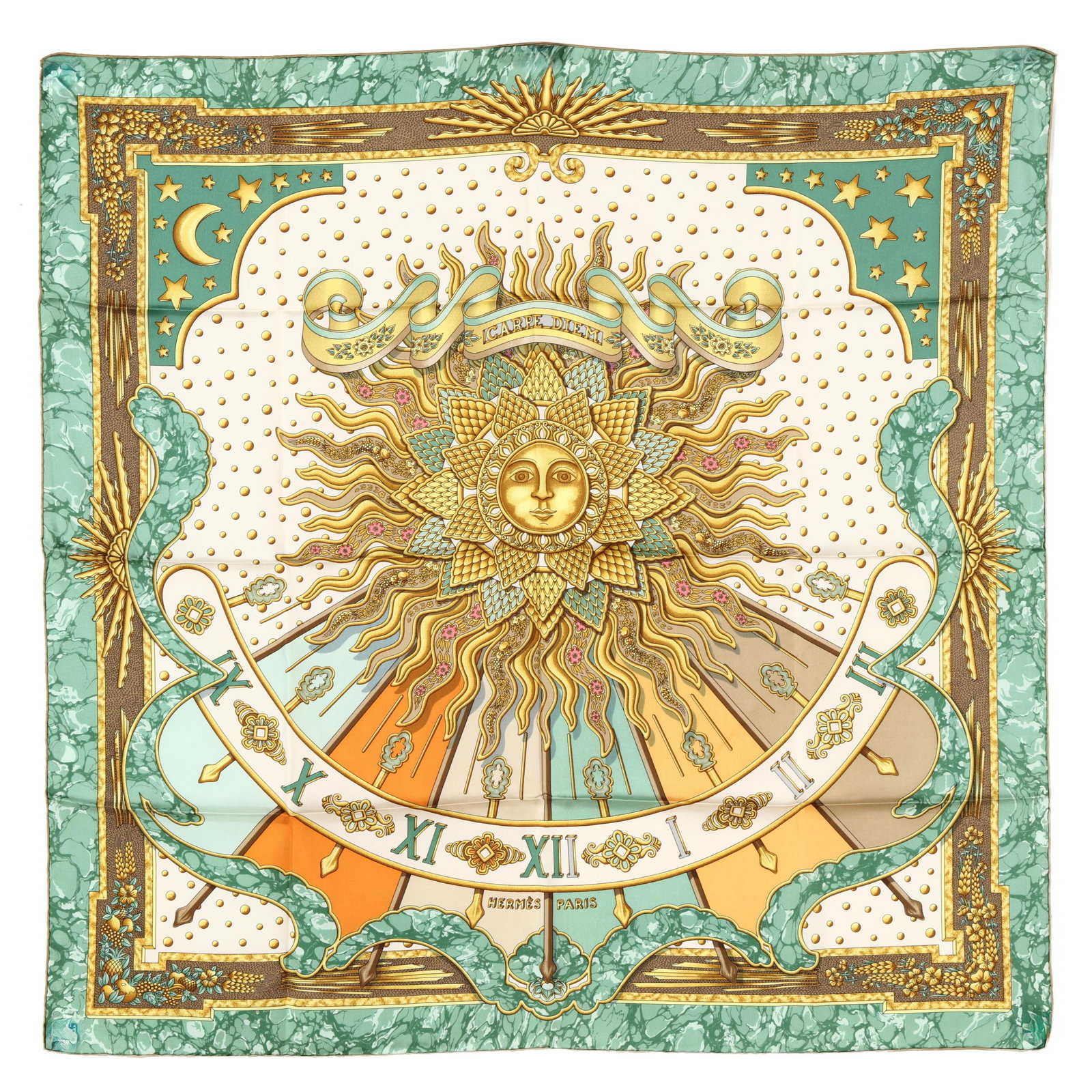 Silk Carpe Diem Scarf, Hermès (1 of 8)