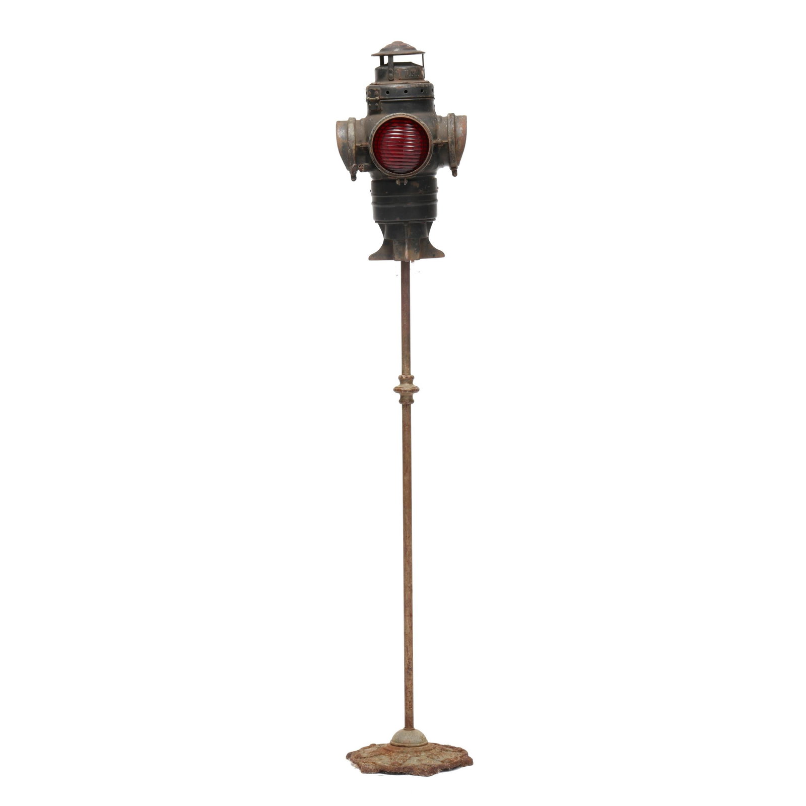 Vintage Armspear 121 Four-Way N & W Railroad Switch on Stand (1 of 11)
