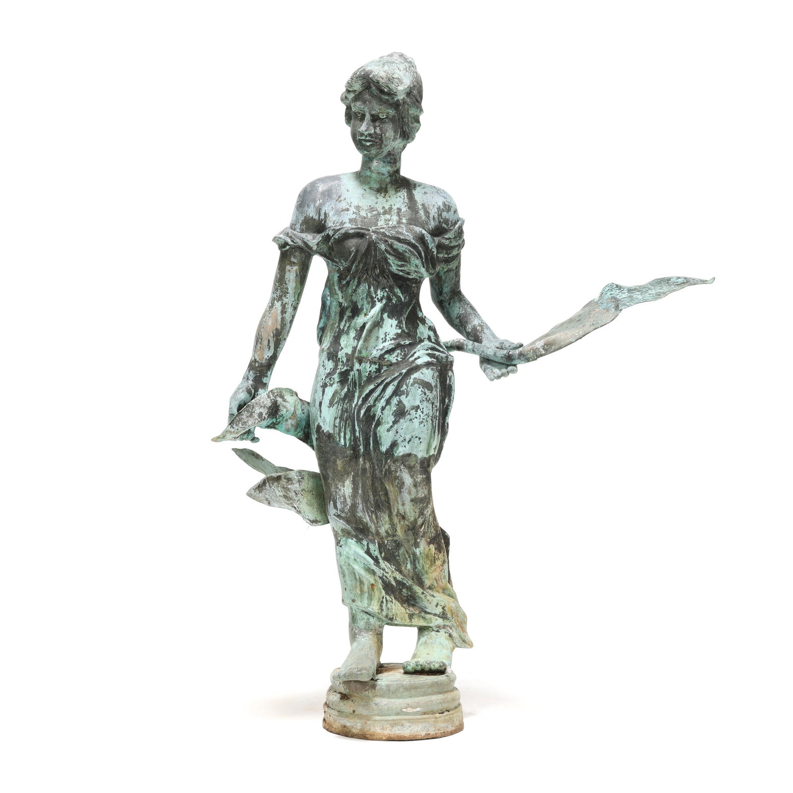 Large Outdoor Bronze Sculpture of a Classical Style Lady (1 of 13)