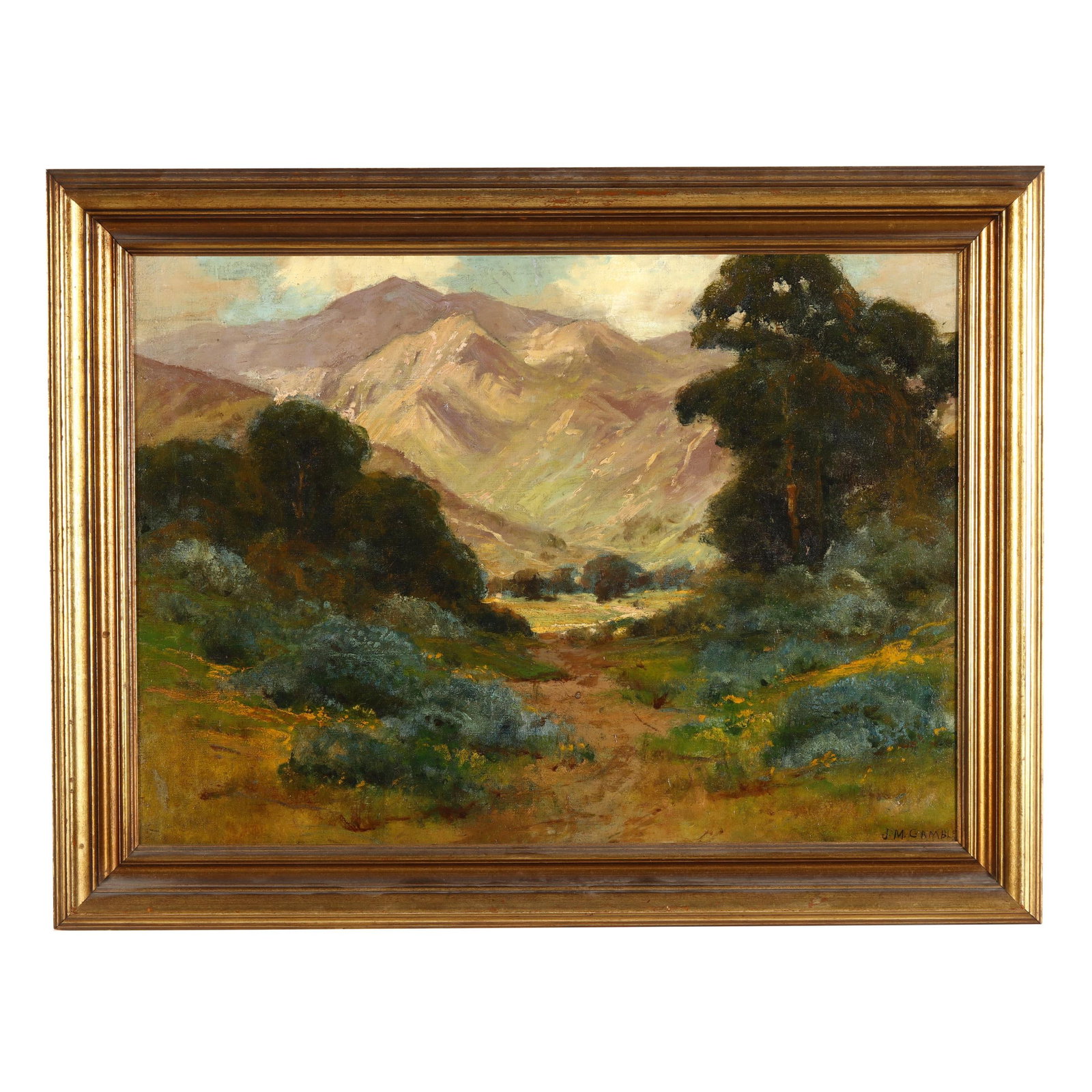 American School (20th century), Landscape with Blue Bonnets (1 of 7)