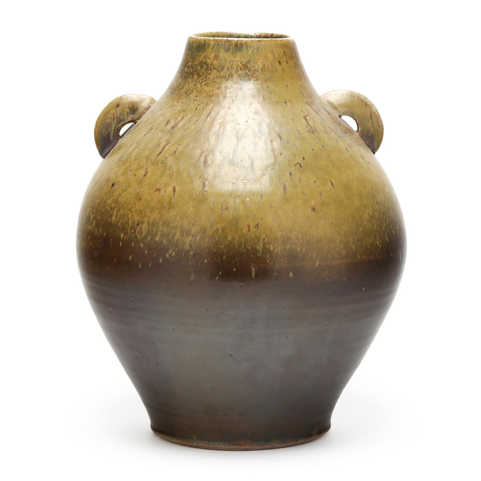 Fred Johnston (Seagrove, NC), Large Double-Handled Pottery Vessel (1 of 5)