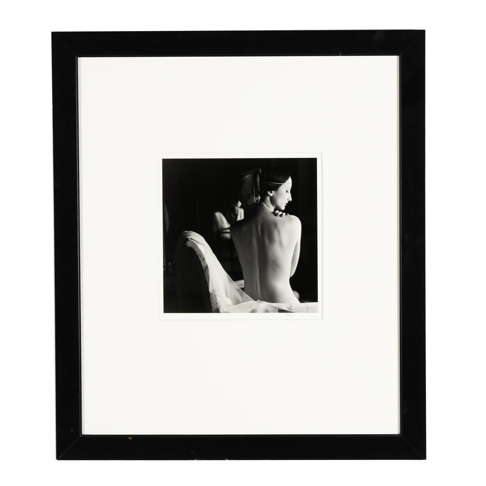Rodney Smith (American, 1947-2016), Untitled (Beatrice Sitting Down, Looking to Her Right): Rodney Smith (American, 1947-2016), Untitled (Beatrice Sitting Down, Looking to Her Right) gelatin silver print, 1995, printed by the photographer in 2003, pencil signed to mount at lower right, also 