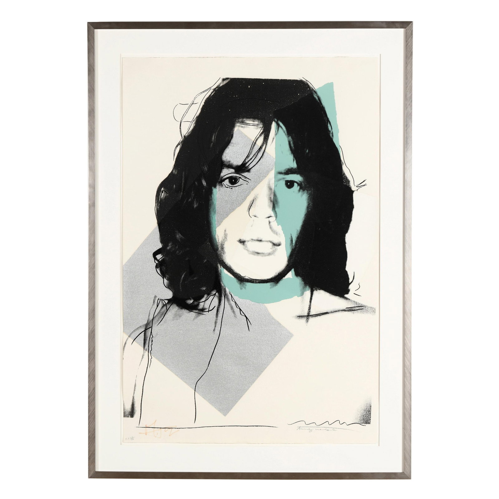 Andy Warhol (American, 1928-1987), Mick Jagger (F. & S. II.138) (1 of 5)