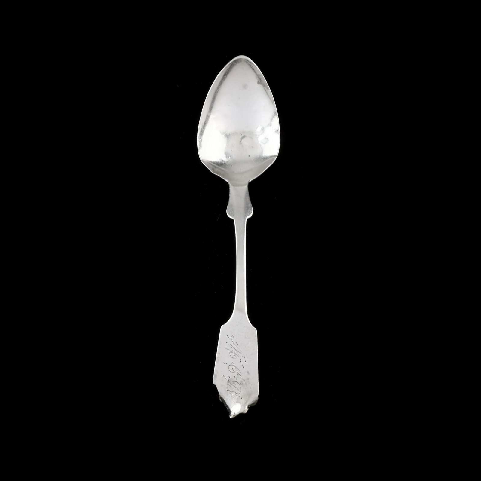 Coin Silver Teaspoon, Retailed By Traugott Leinbach & Son (1 of 3)