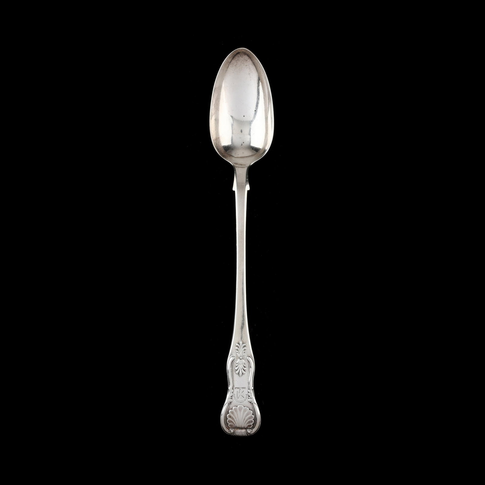 Scottish Georgian IV Silver Stuffing Spoon, Mark of James Howden & Co (1 of 3)