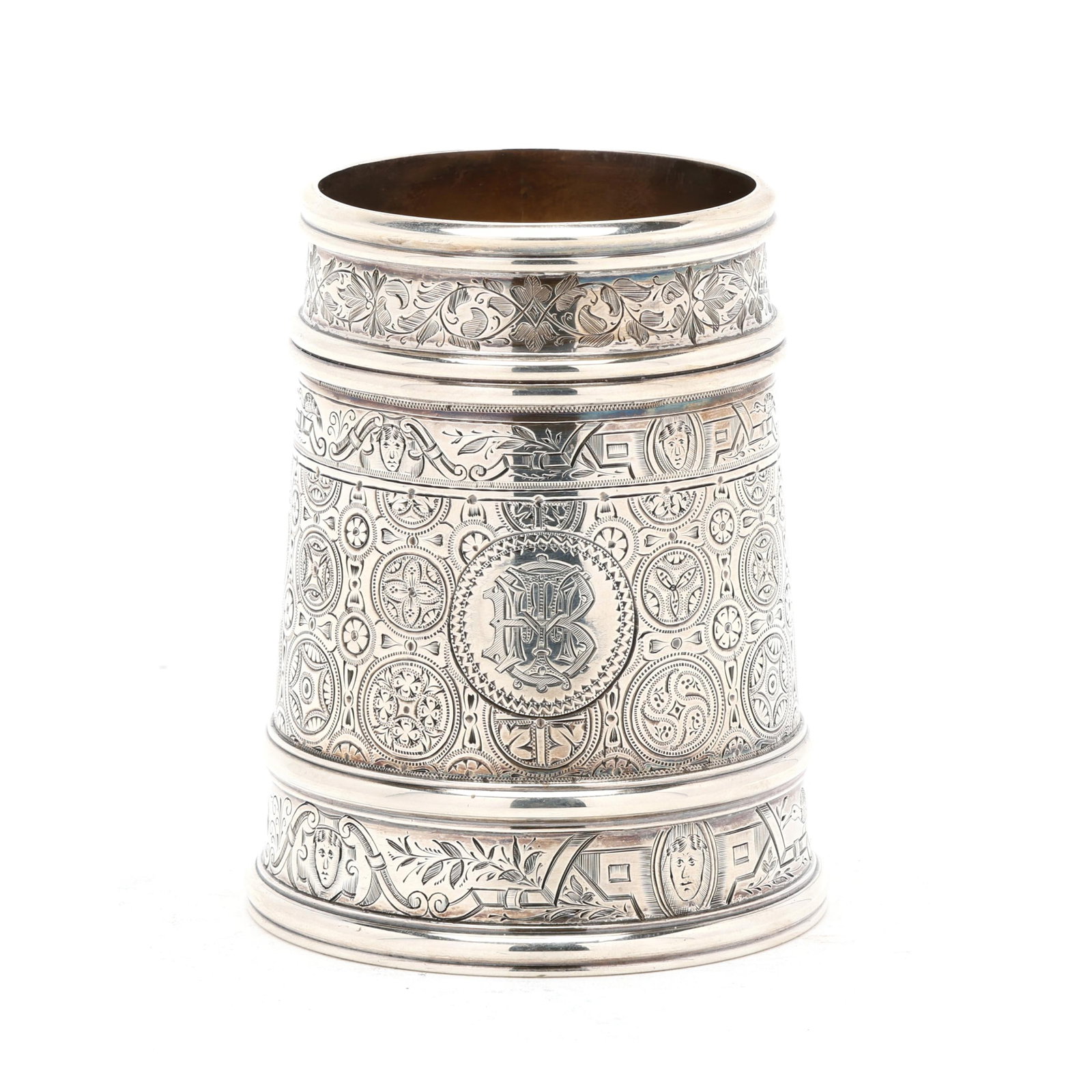 Victorian Silver Christening Cup, Mark of Hilliard & Thomason (1 of 8)