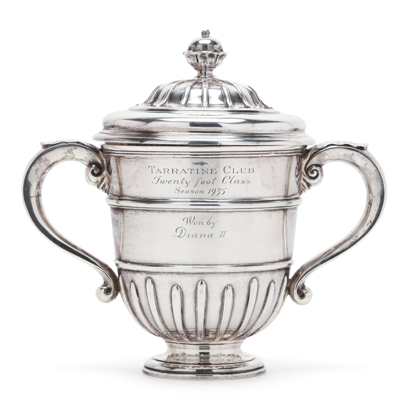 George V Silver Trophy Cup, Mark of Crichton Bros (1 of 7)