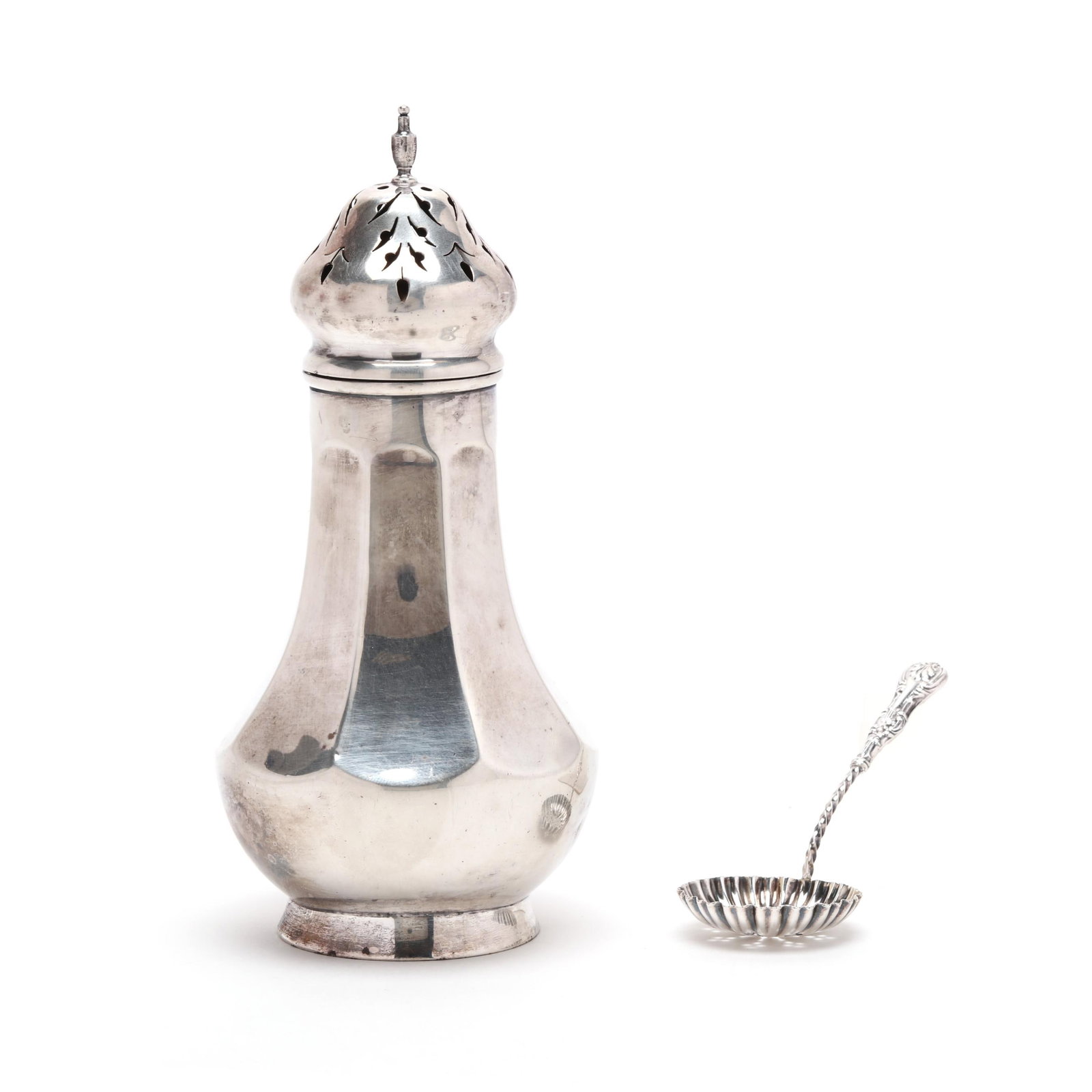 George V Silver Sugar Castor and Sugar Sifter (1 of 8)