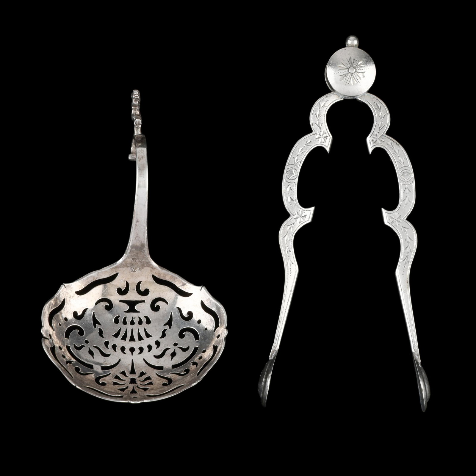Two Continental Silver Flatware Servers (1 of 4)