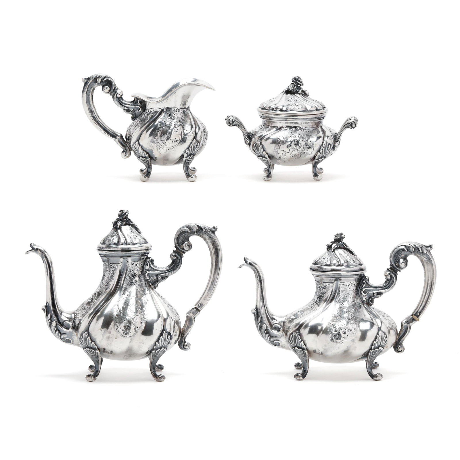 Italian Silver Tea and Coffee Service (1 of 17)