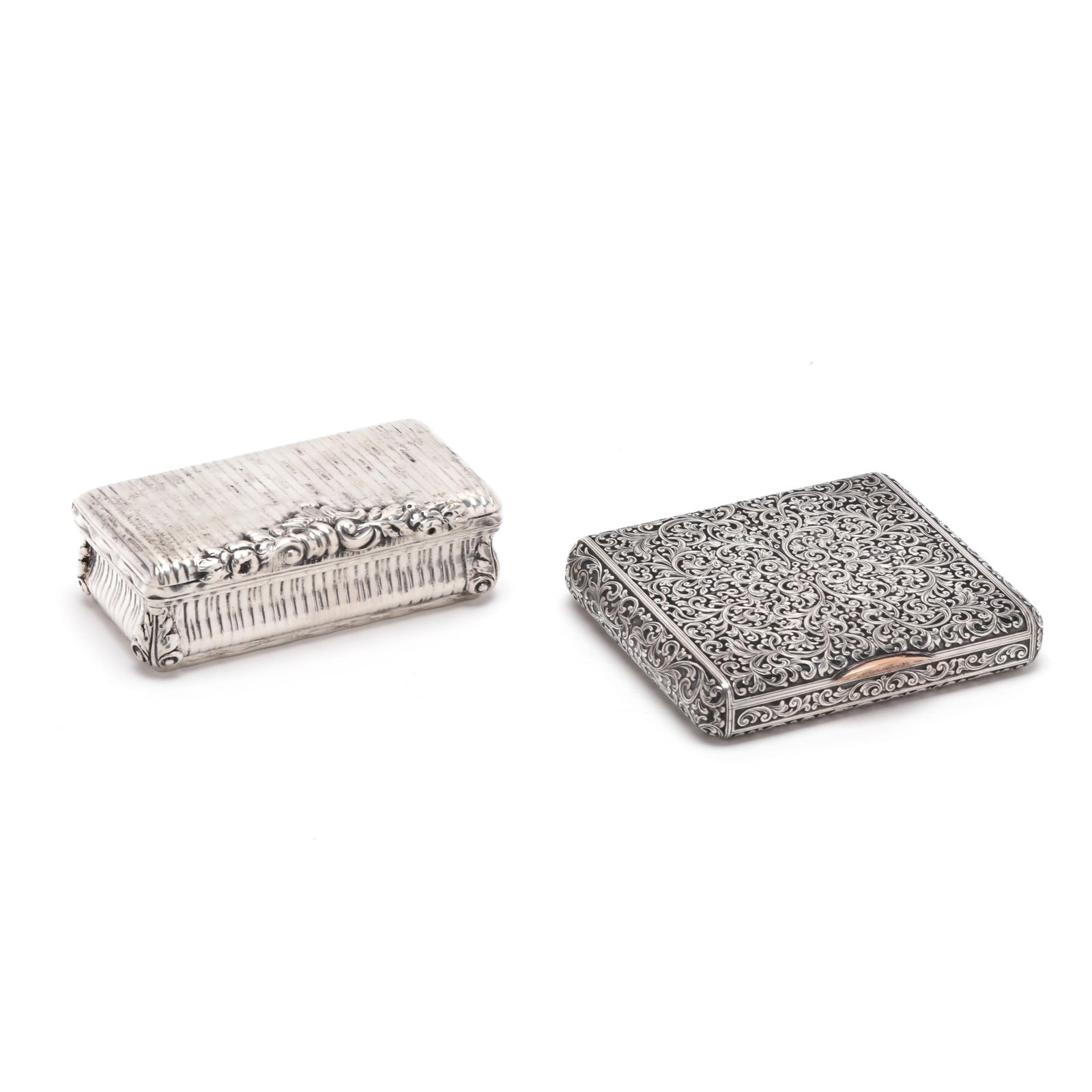 Two Austro-Hungarian Silver Boxes (1 of 6)