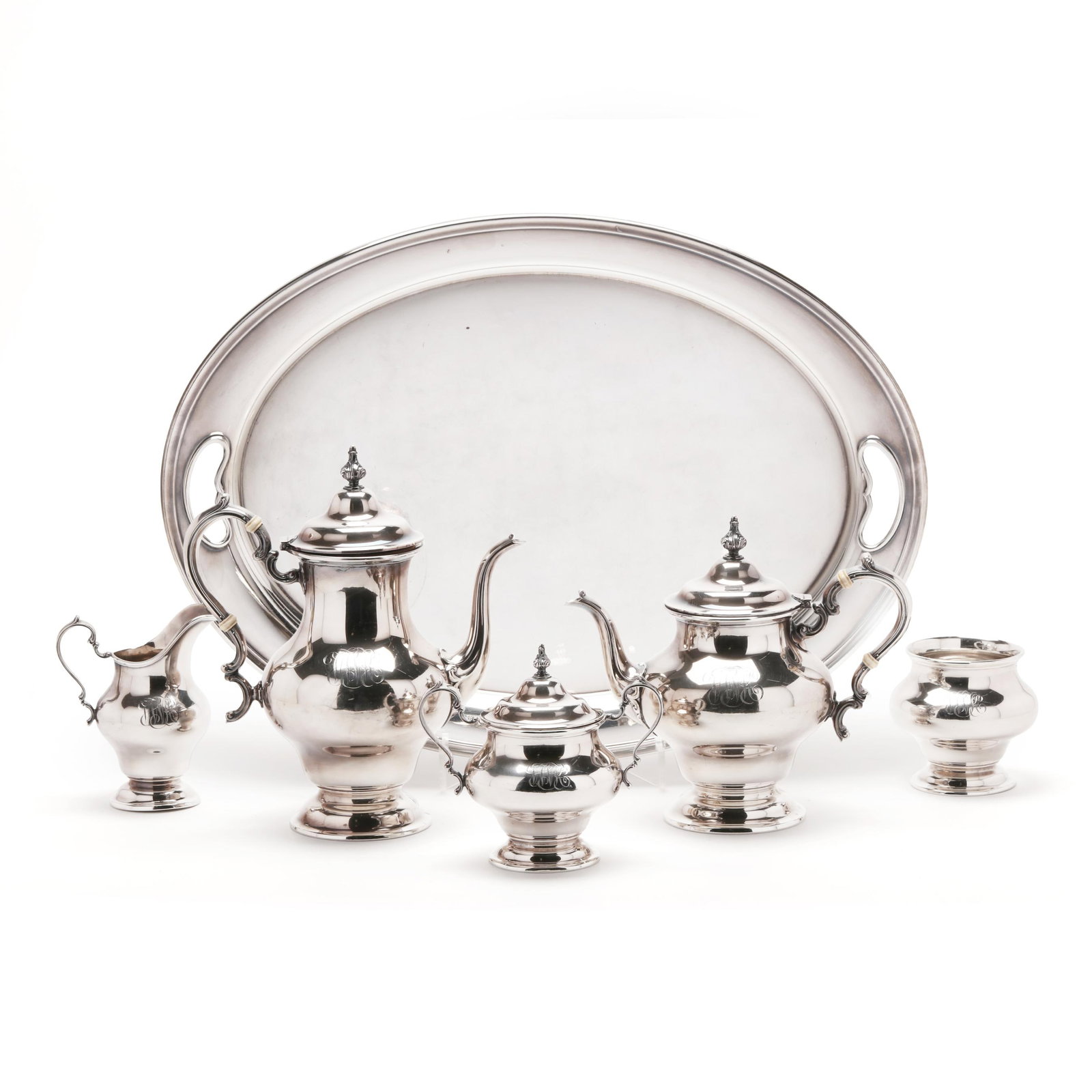 Gorham Sterling Silver Tea and Coffee Service (1 of 20)